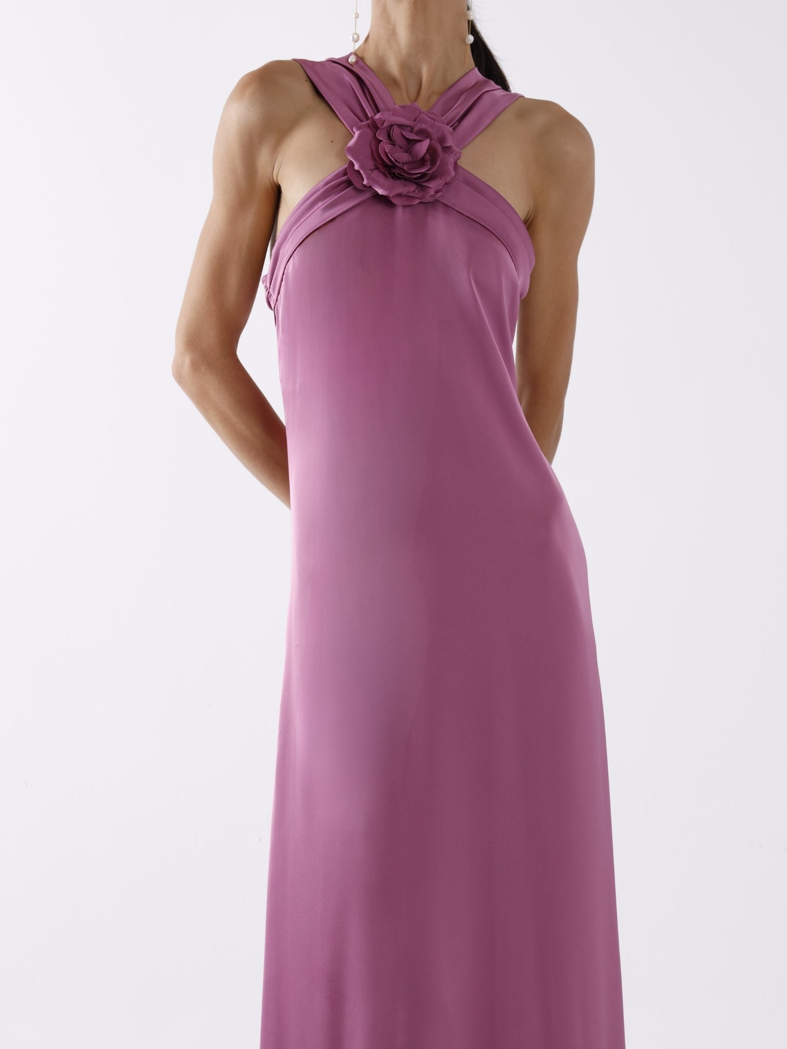 ANEMONE DRESS - ROSEWOOD