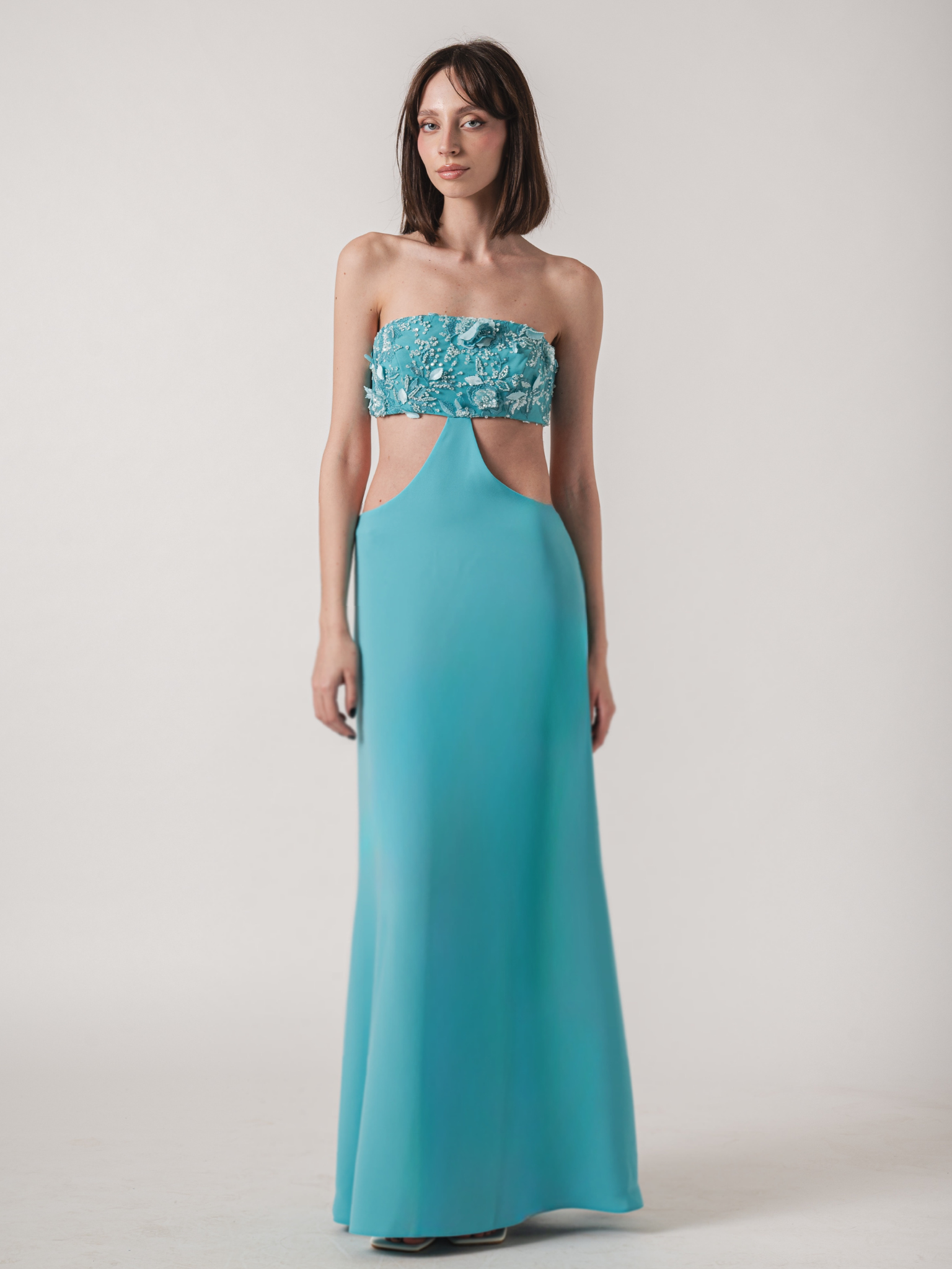 ESTE MAXI DRESS - TURQUOISE