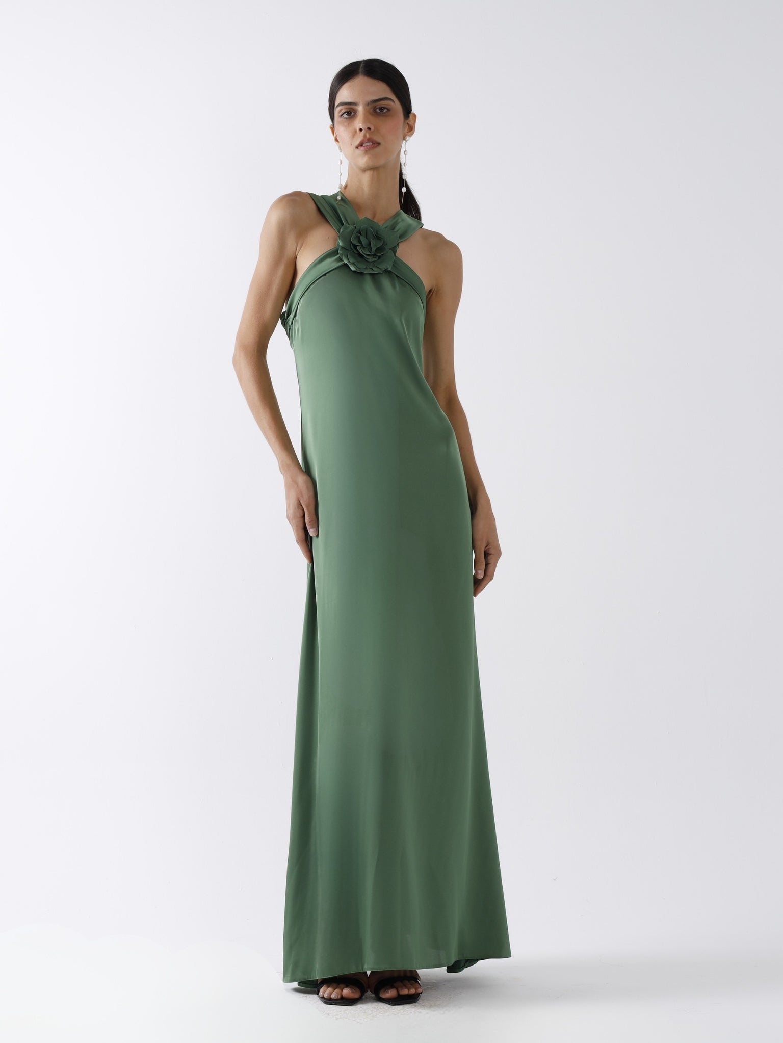 ANEMONE DRESS - GREEN