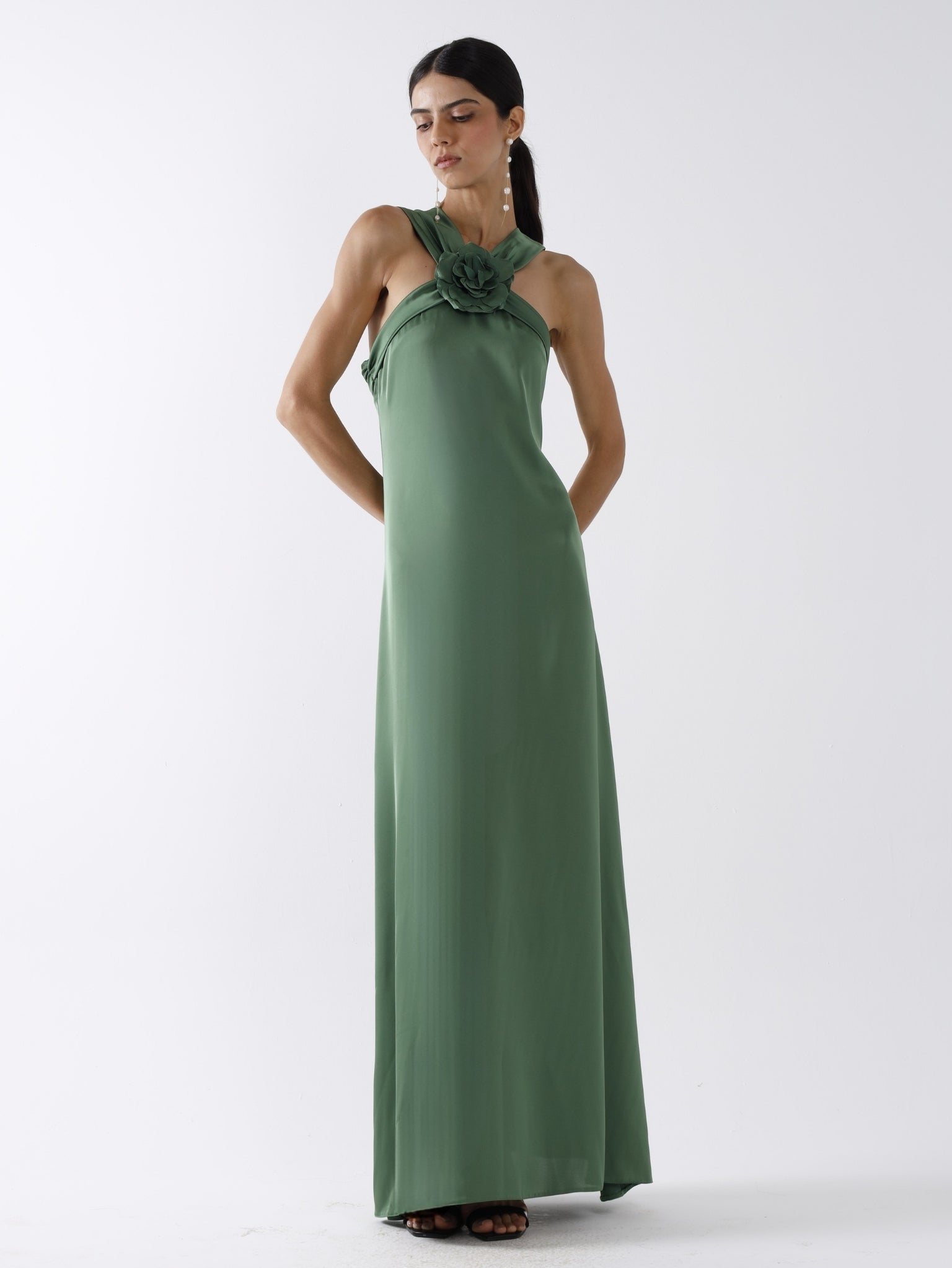 ANEMONE DRESS - GREEN