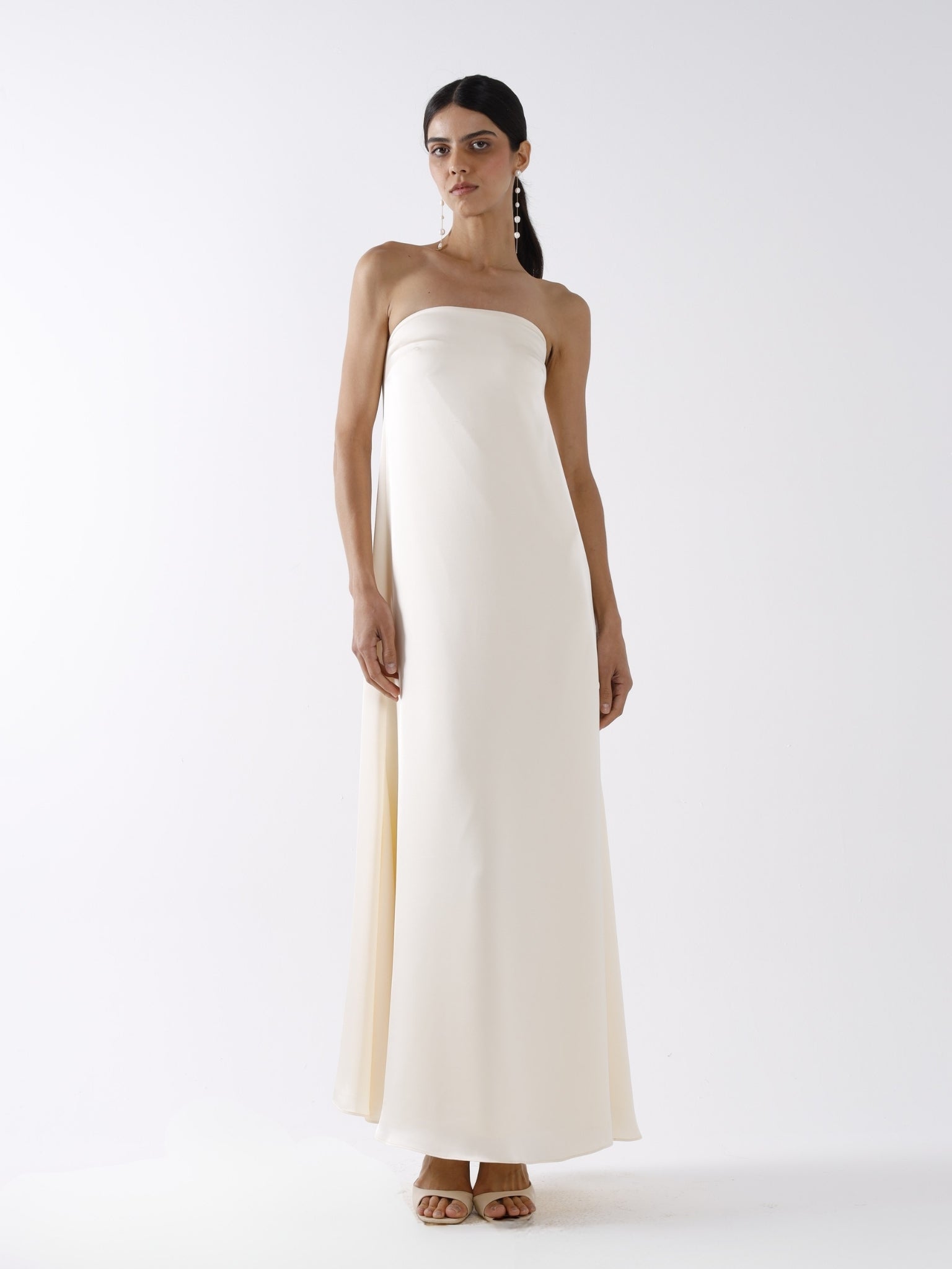 PEARL MAXI DRESS - CREAM