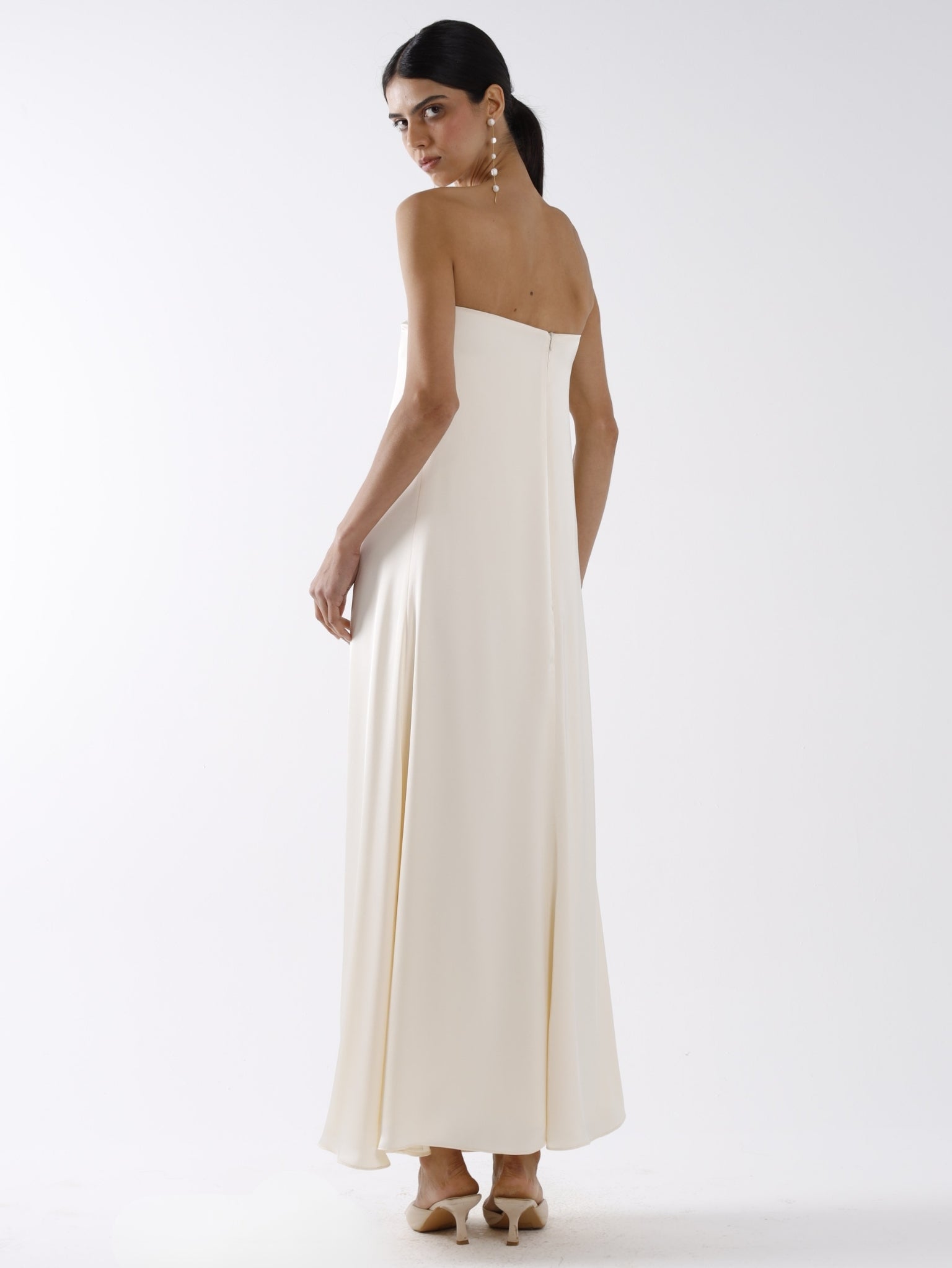 PEARL MAXI DRESS - CREAM