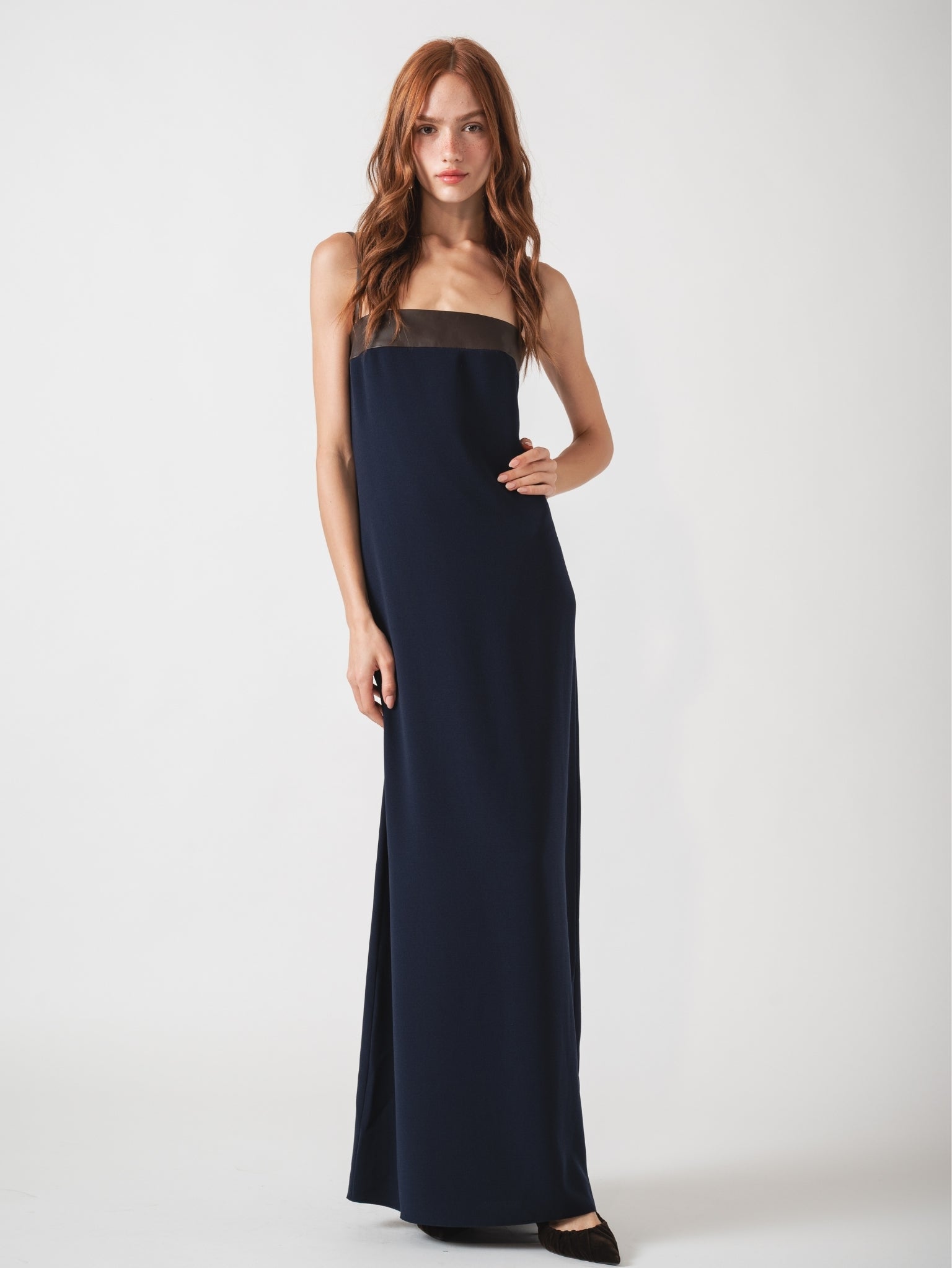 TERRA MAXI DRESS - NAVY