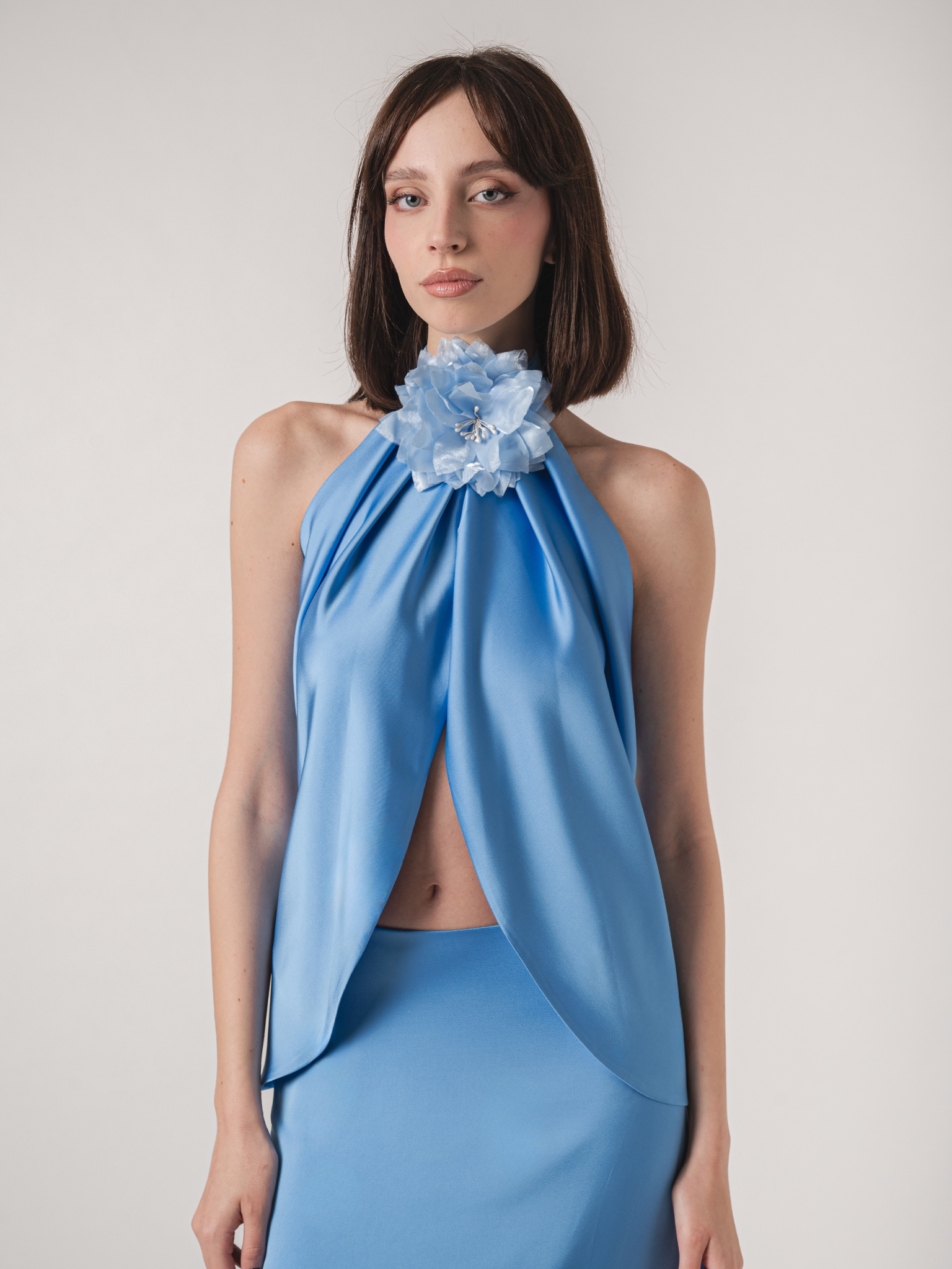 LILY TOP - CAPRI BLUE
