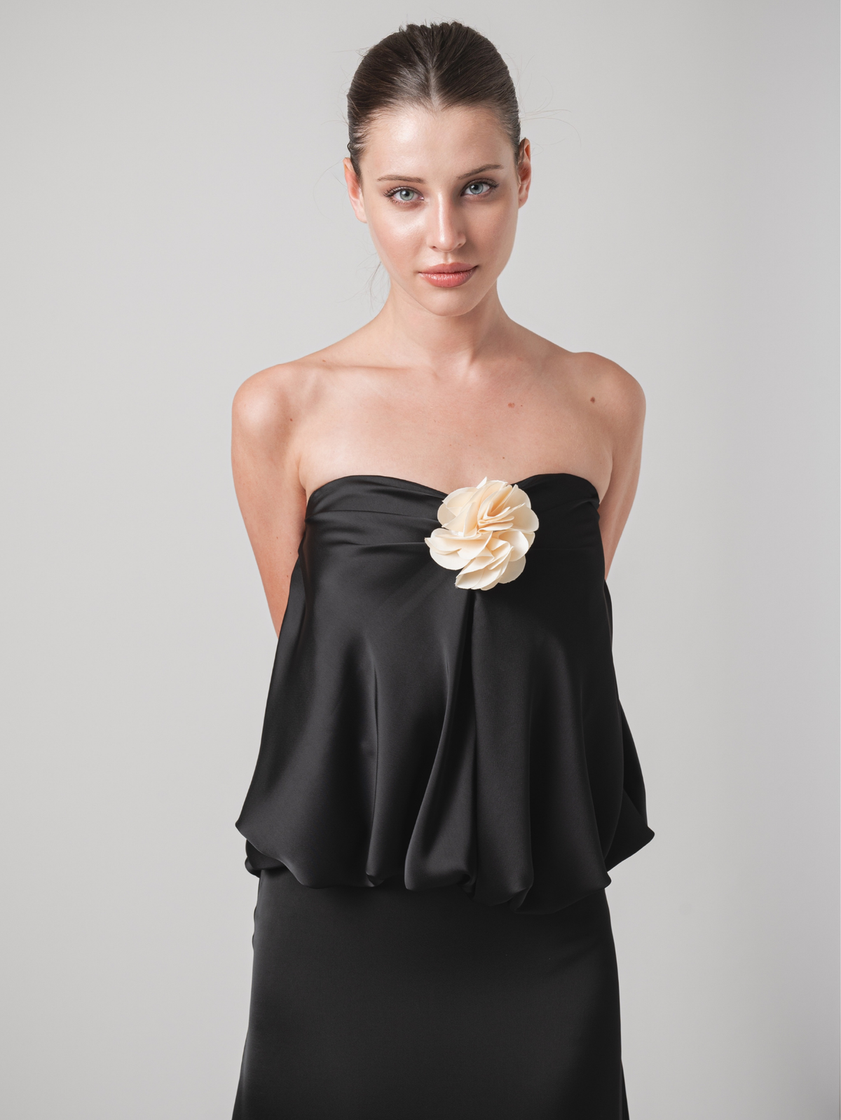 NINA SET - BLACK & CREAM