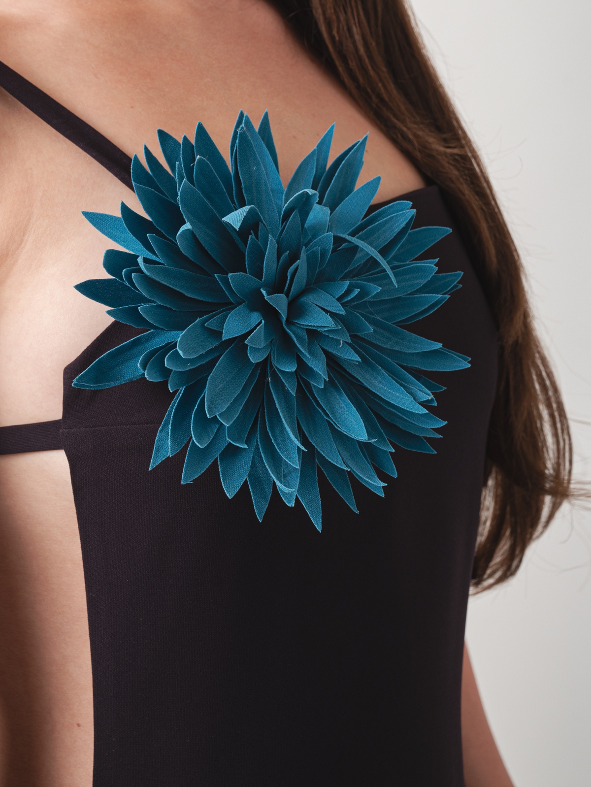 WILDFLOWER MAXI DRESS - AUBERGINE & TEAL