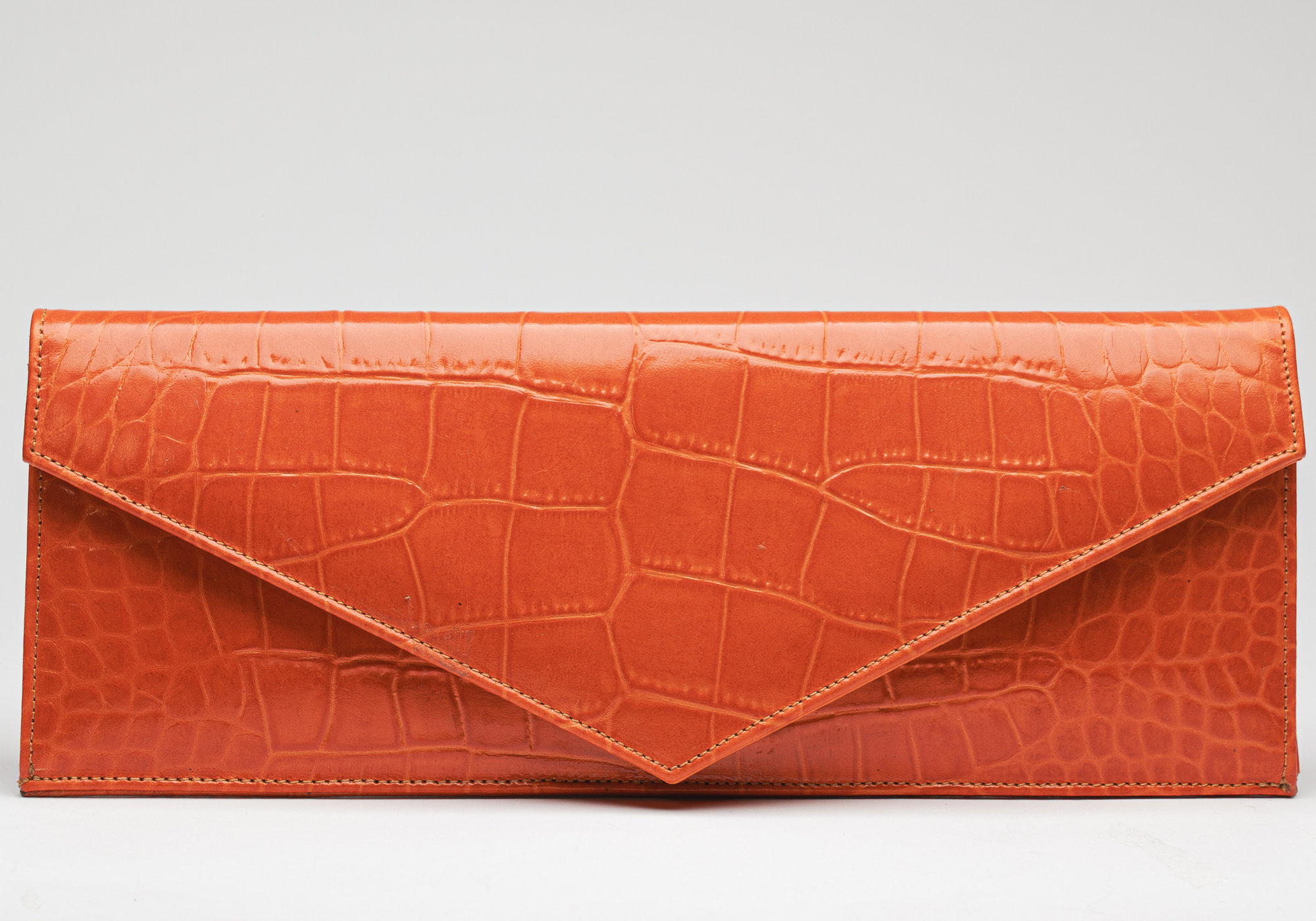 THE ENVELOPE CLUTCH - ORANGE