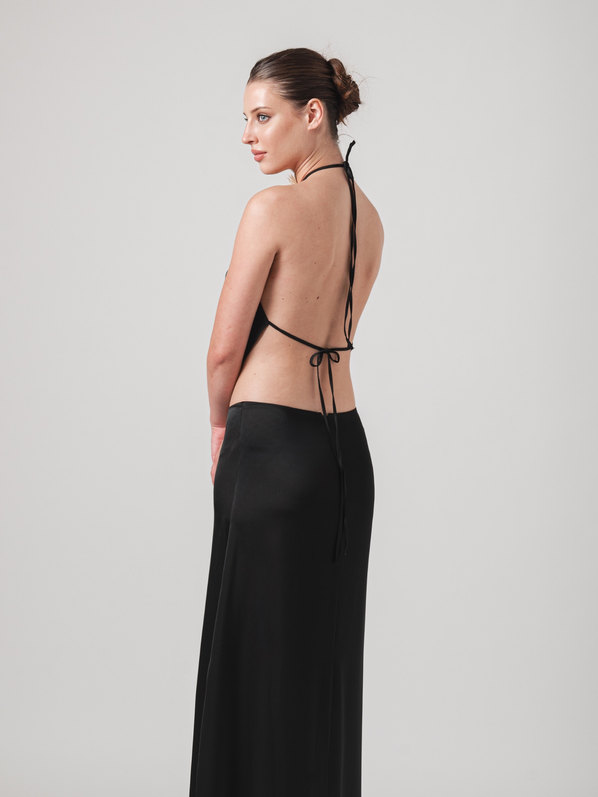FIORE TOP - BLACK & CREAM