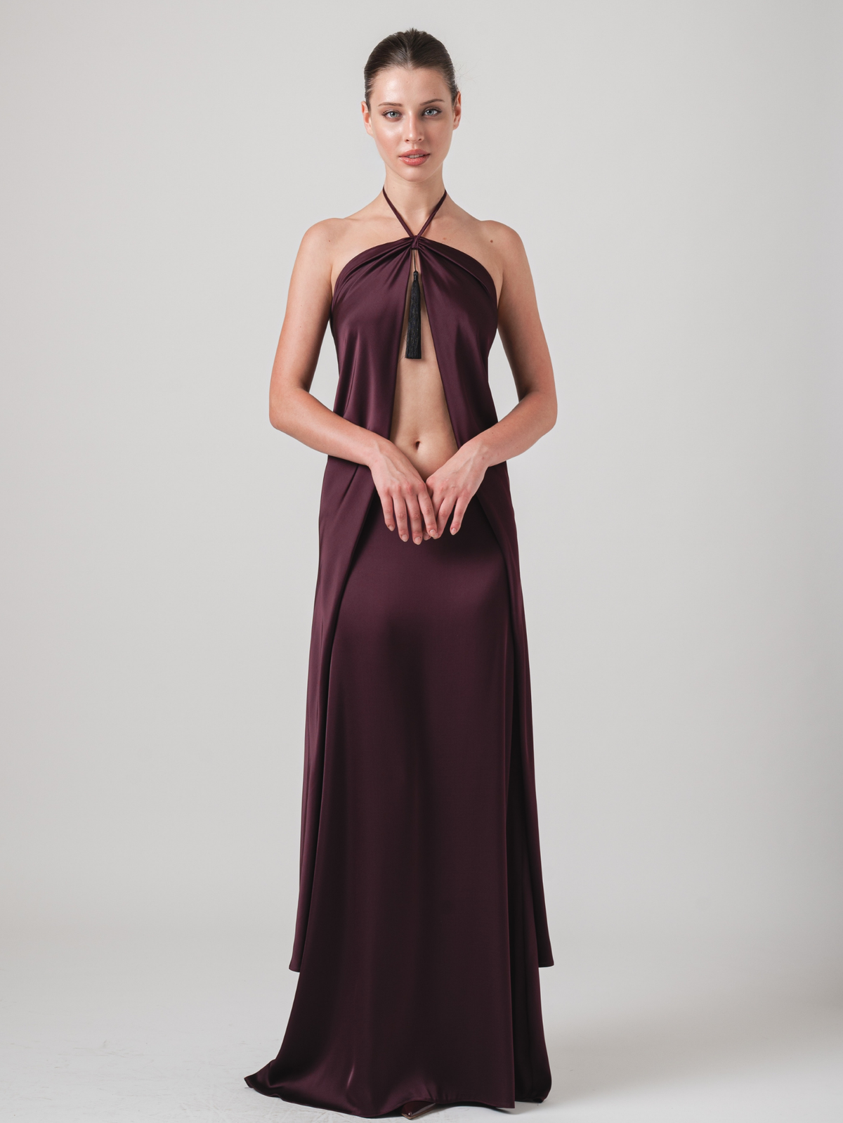 TASSEL SET - AUBERGINE