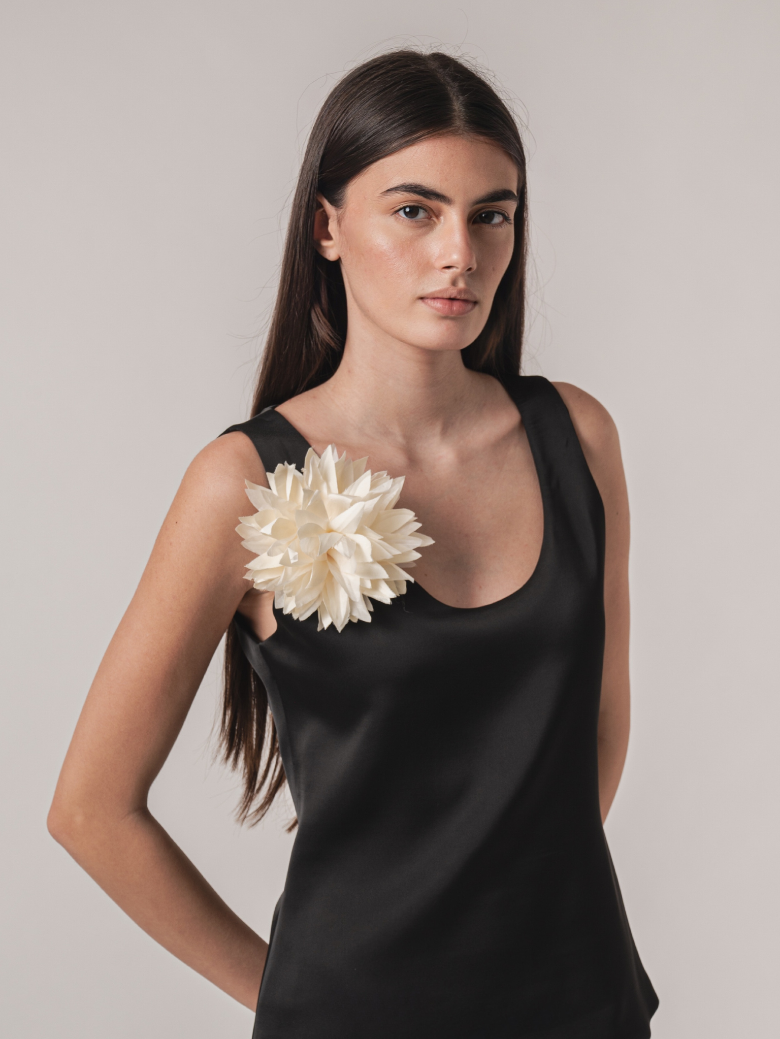 CAMELIA TOP - BLACK
