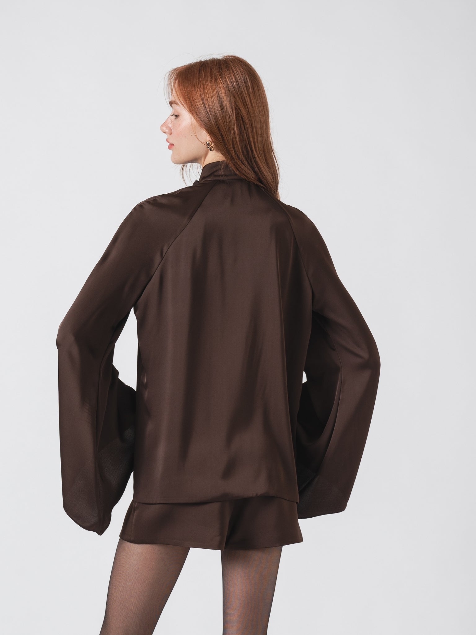 LYRA TOP - CHOCOLATE