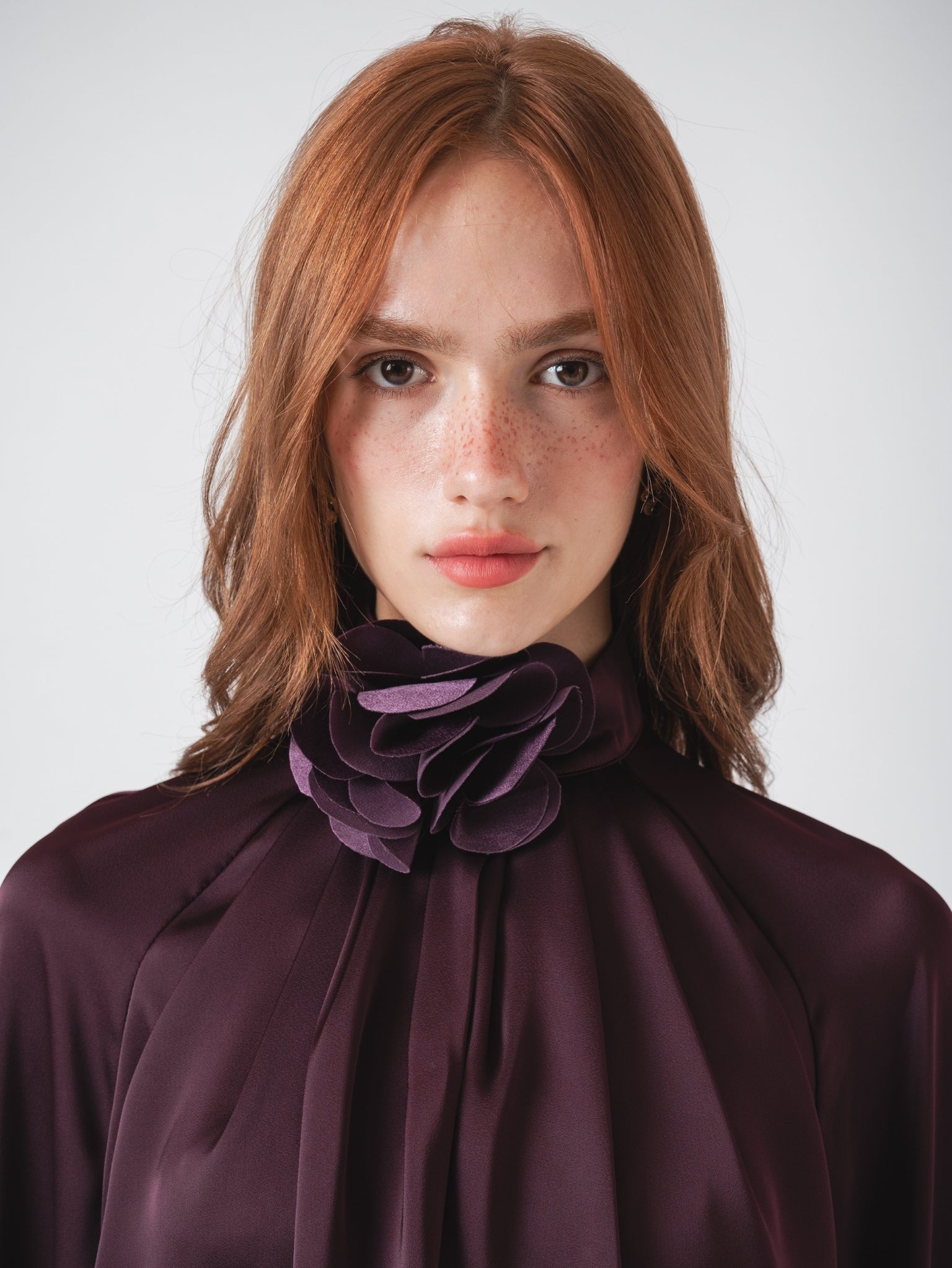 LYRA TOP - AUBERGINE