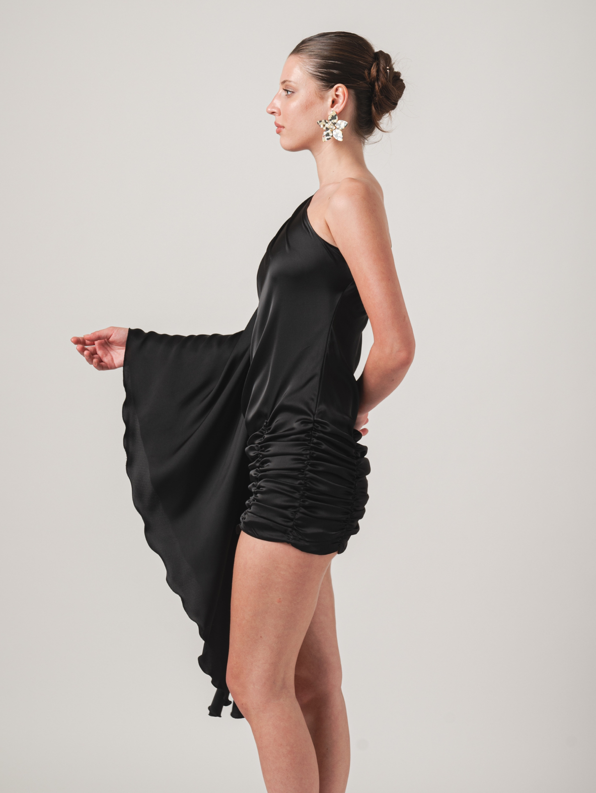 LUCIA MINI DRESS - BLACK
