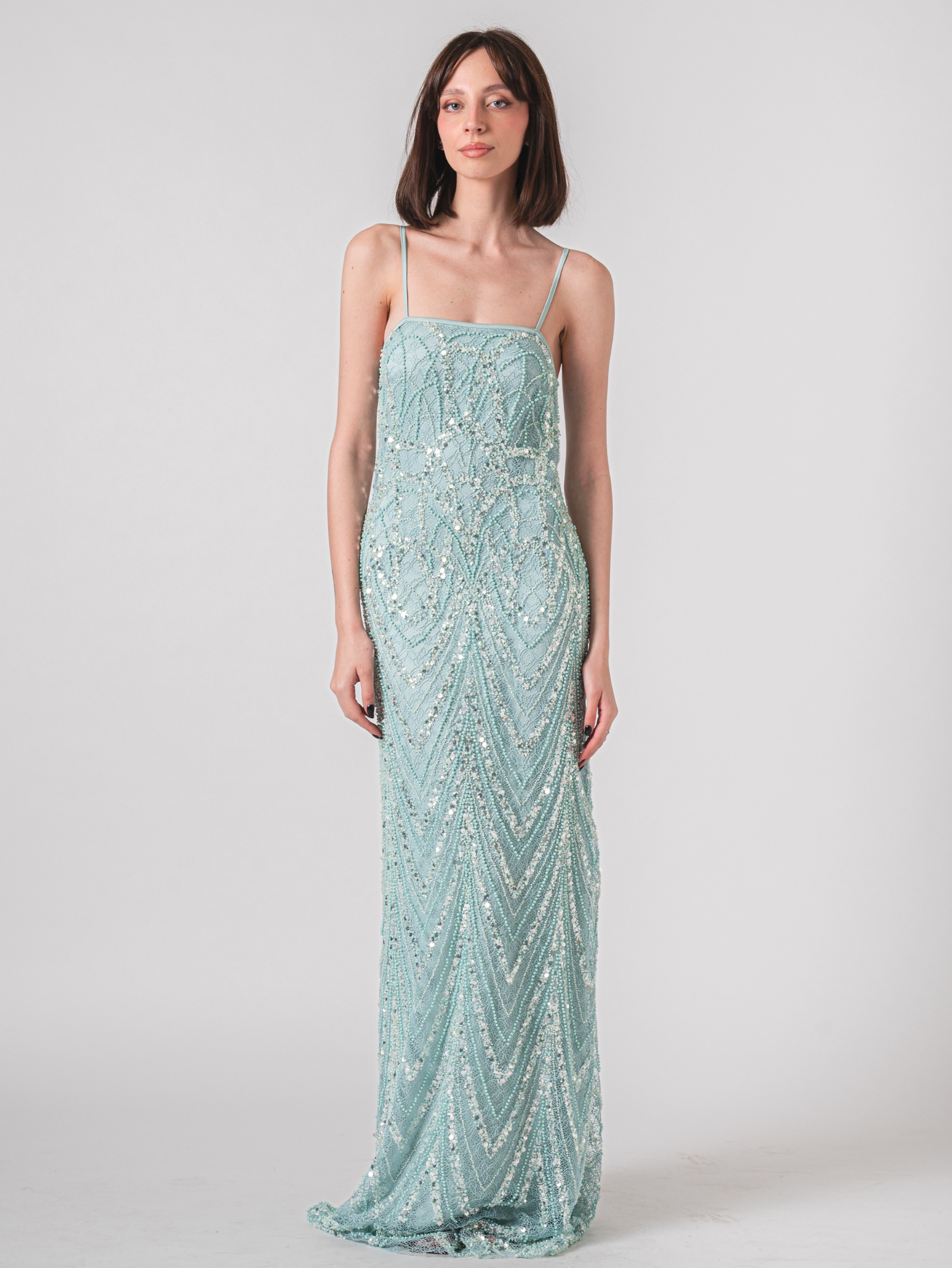 POPPY MAXI DRESS - AQUA