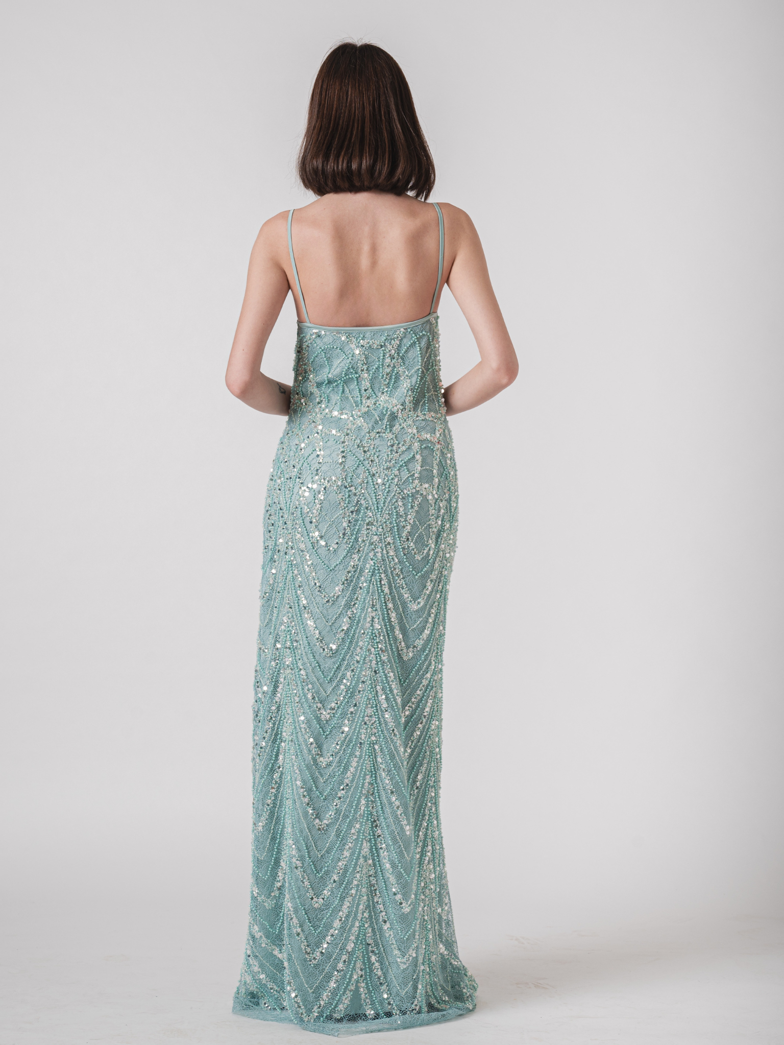 POPPY MAXI DRESS - AQUA