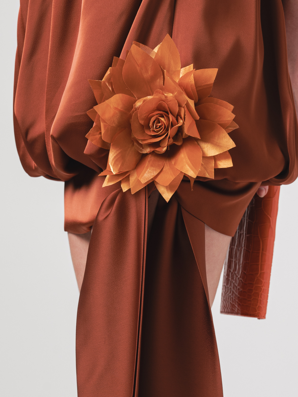 CLOÉ MINI DRESS - TERRACOTTA