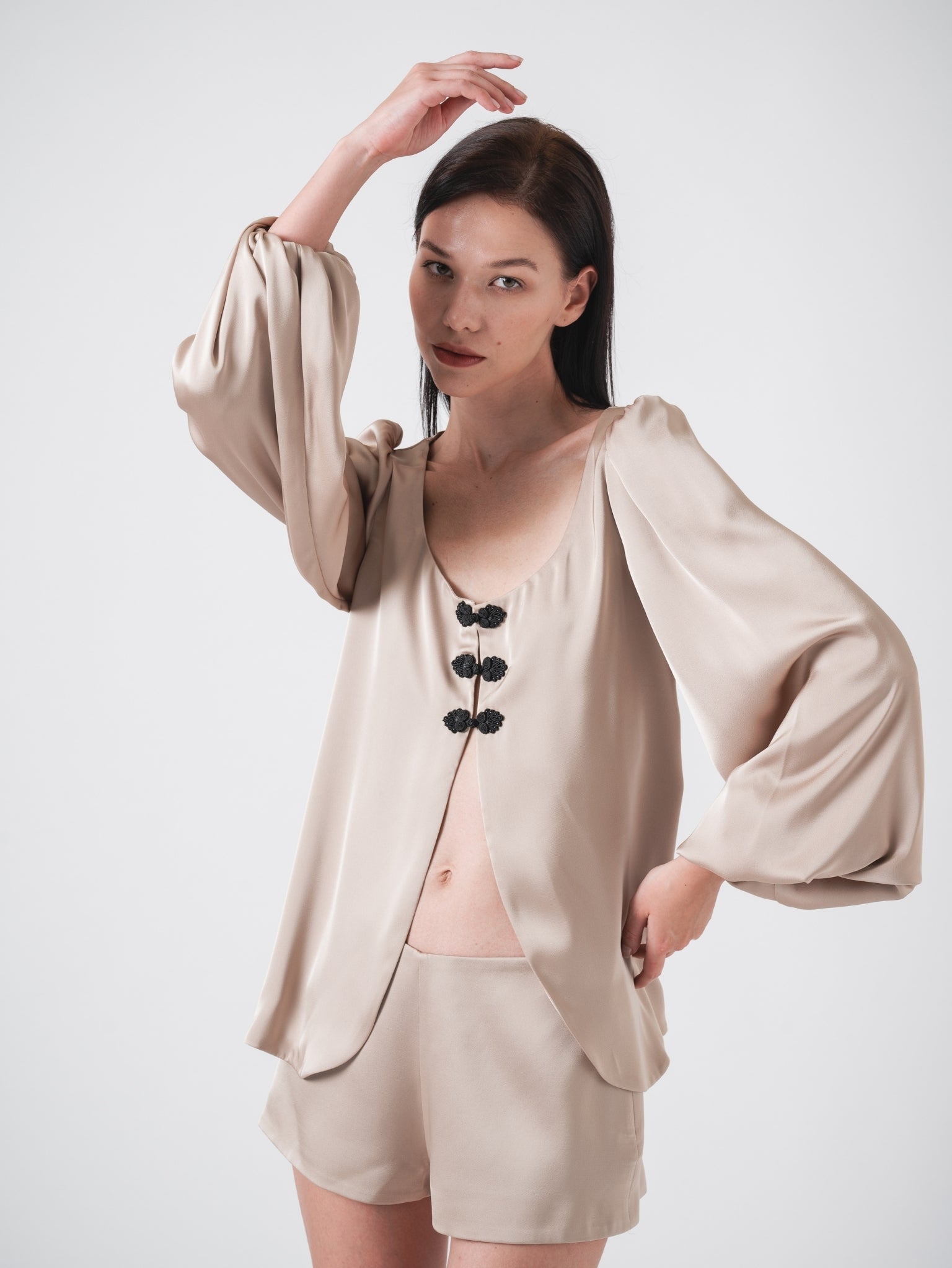 LOTUS TOP - CHAMPAGNE