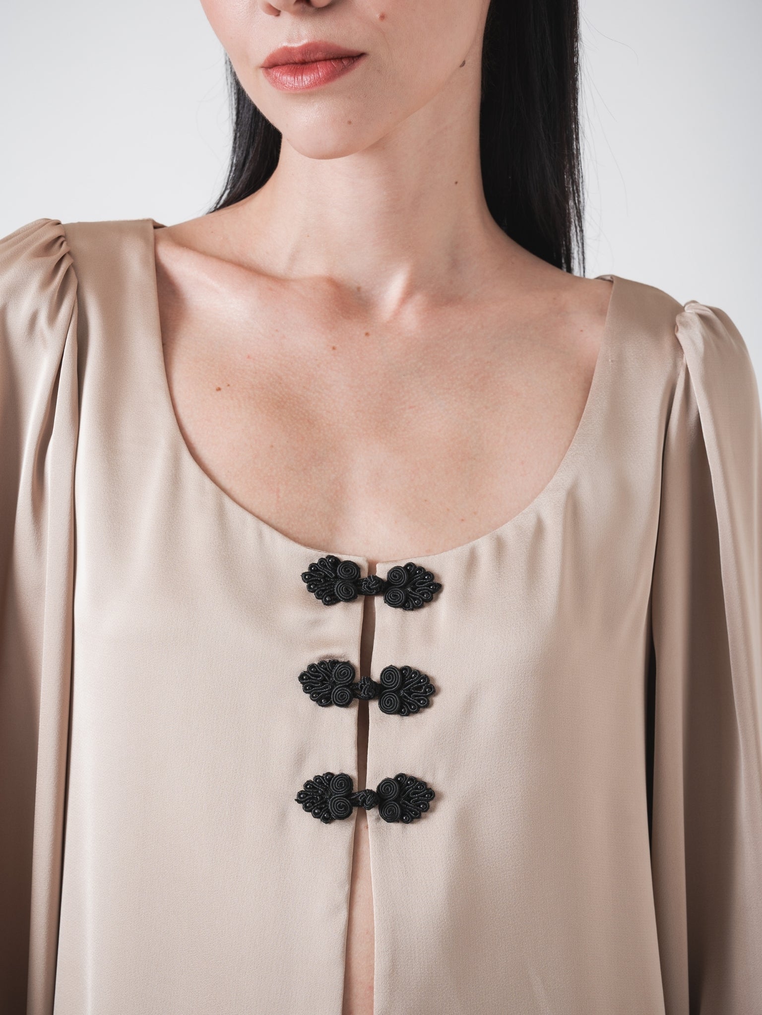 LOTUS TOP - CHAMPAGNE