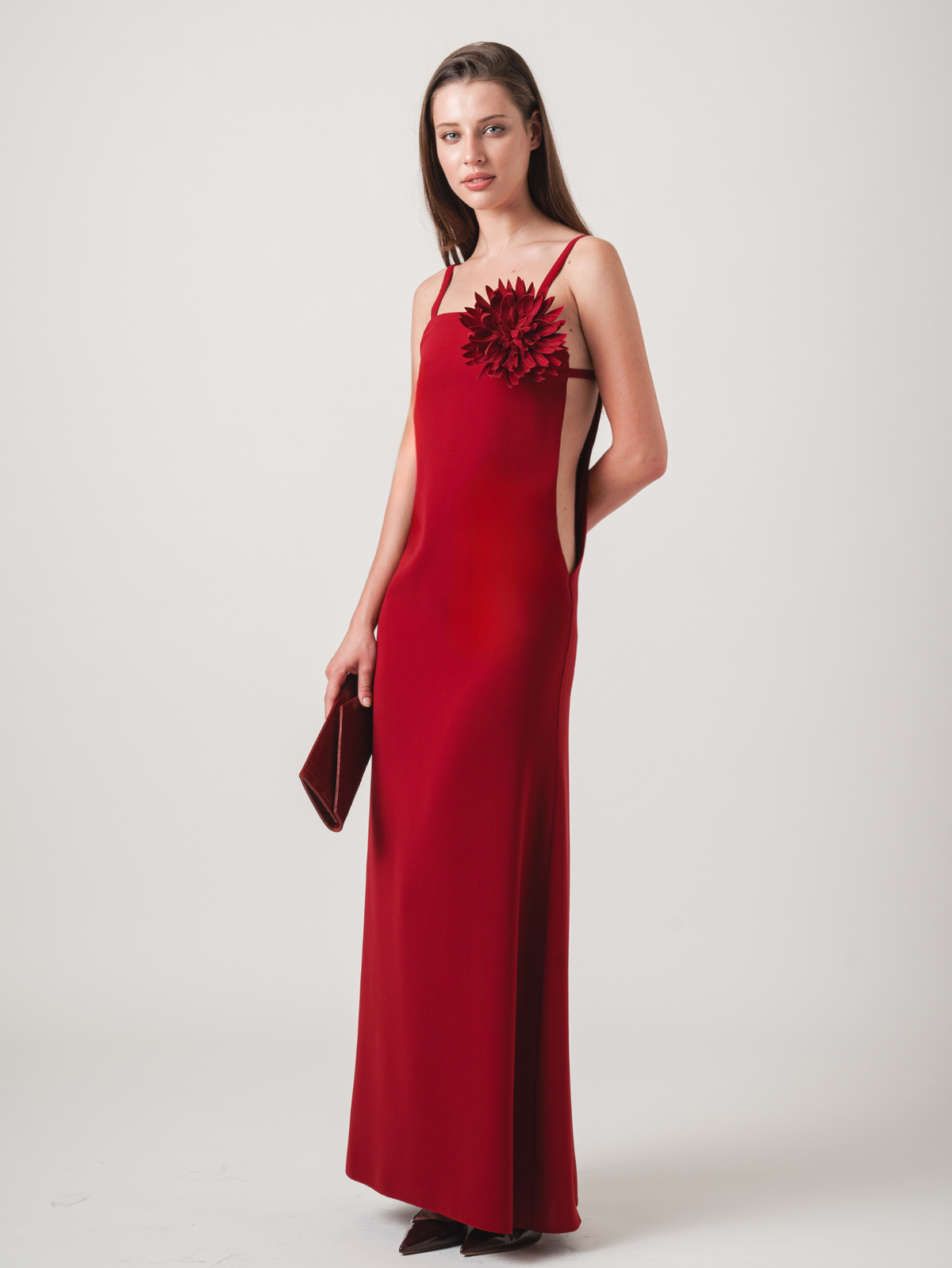 WILDFLOWER MAXI DRESS - RED