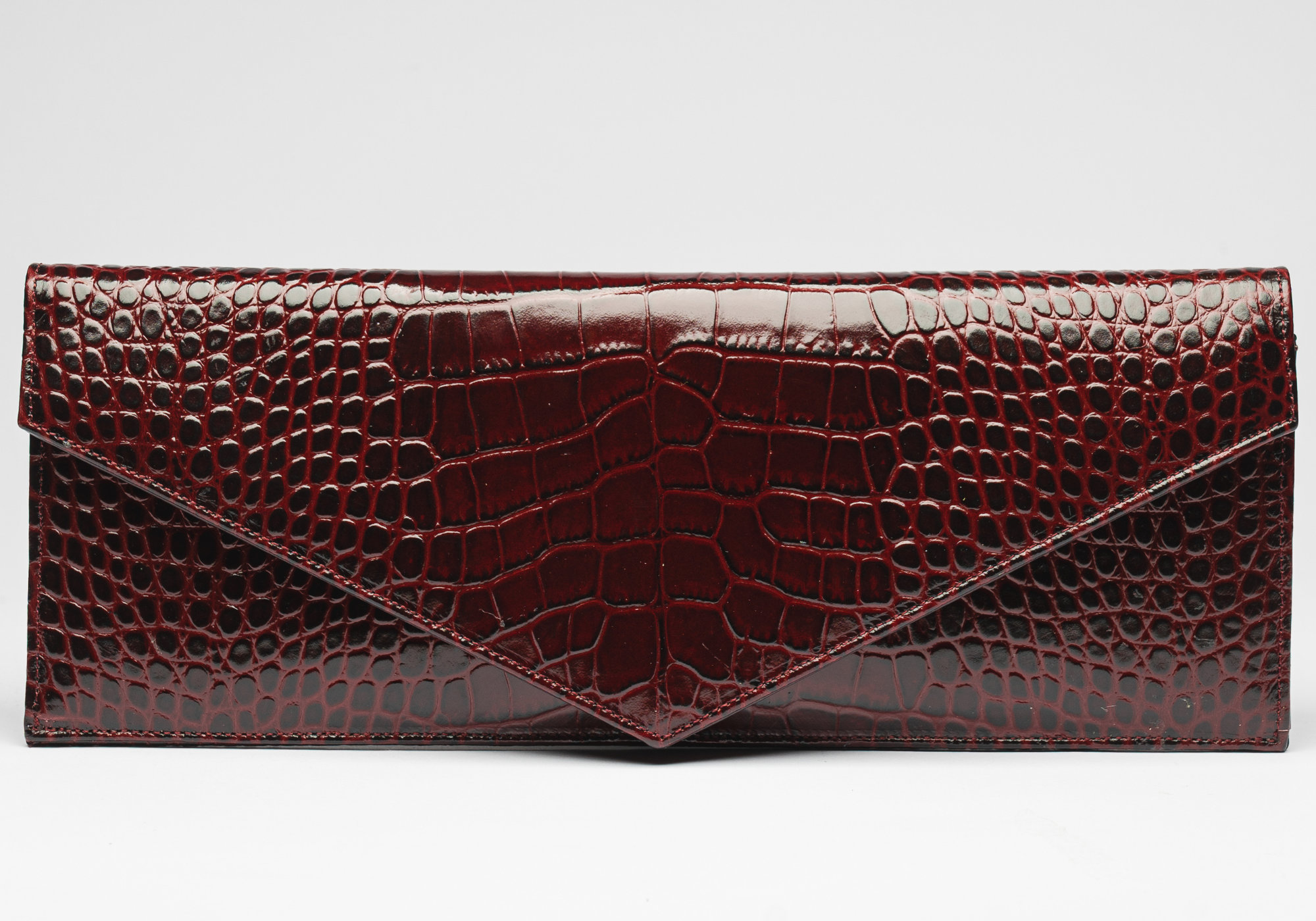 THE ENVELOPE CLUTCH - BORDEAUX