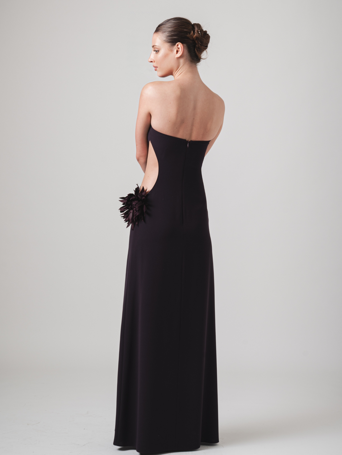 ISLA MAXI DRESS - AUBERGINE