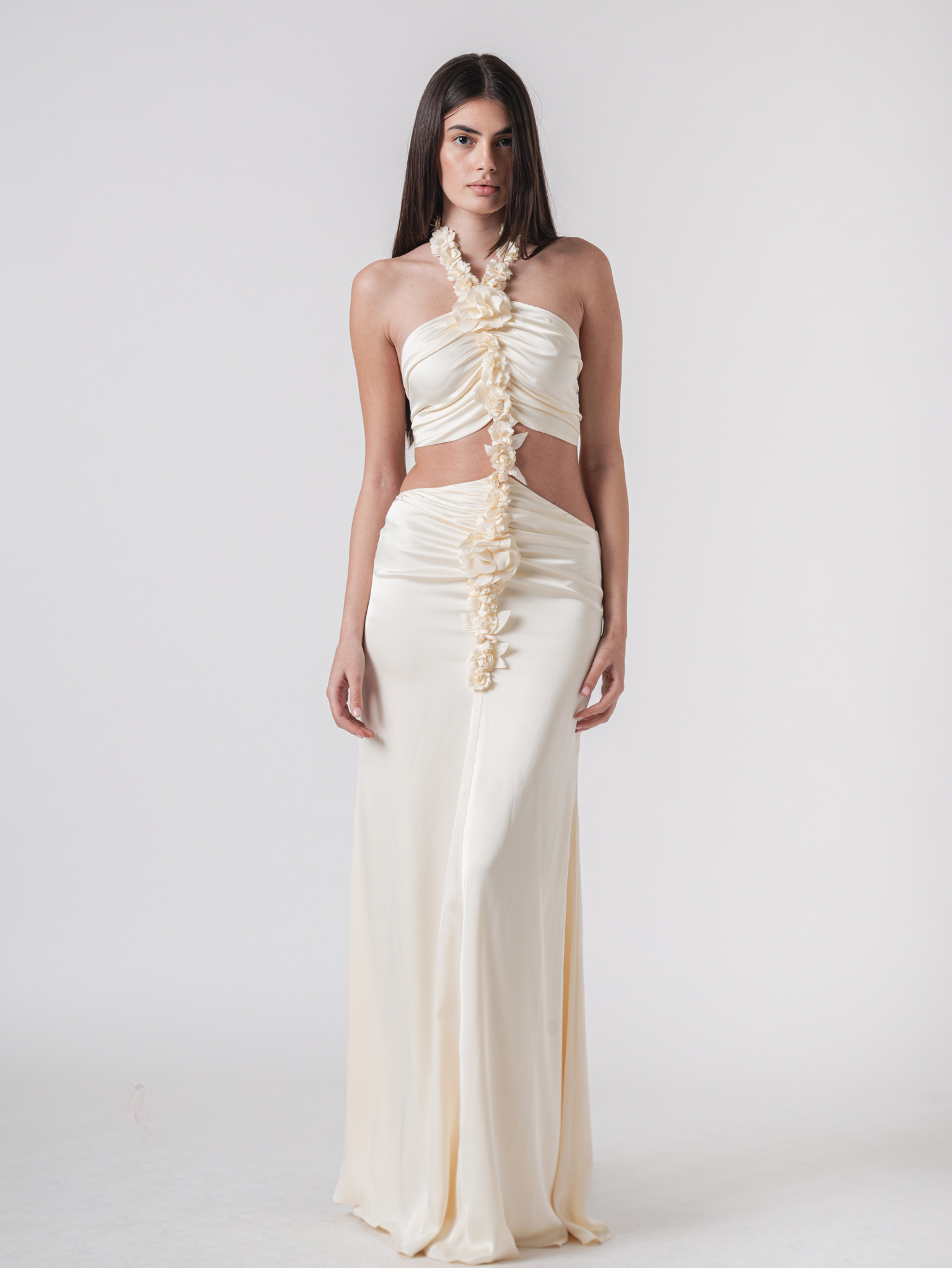 MILA MAXI DRESS - CREAM