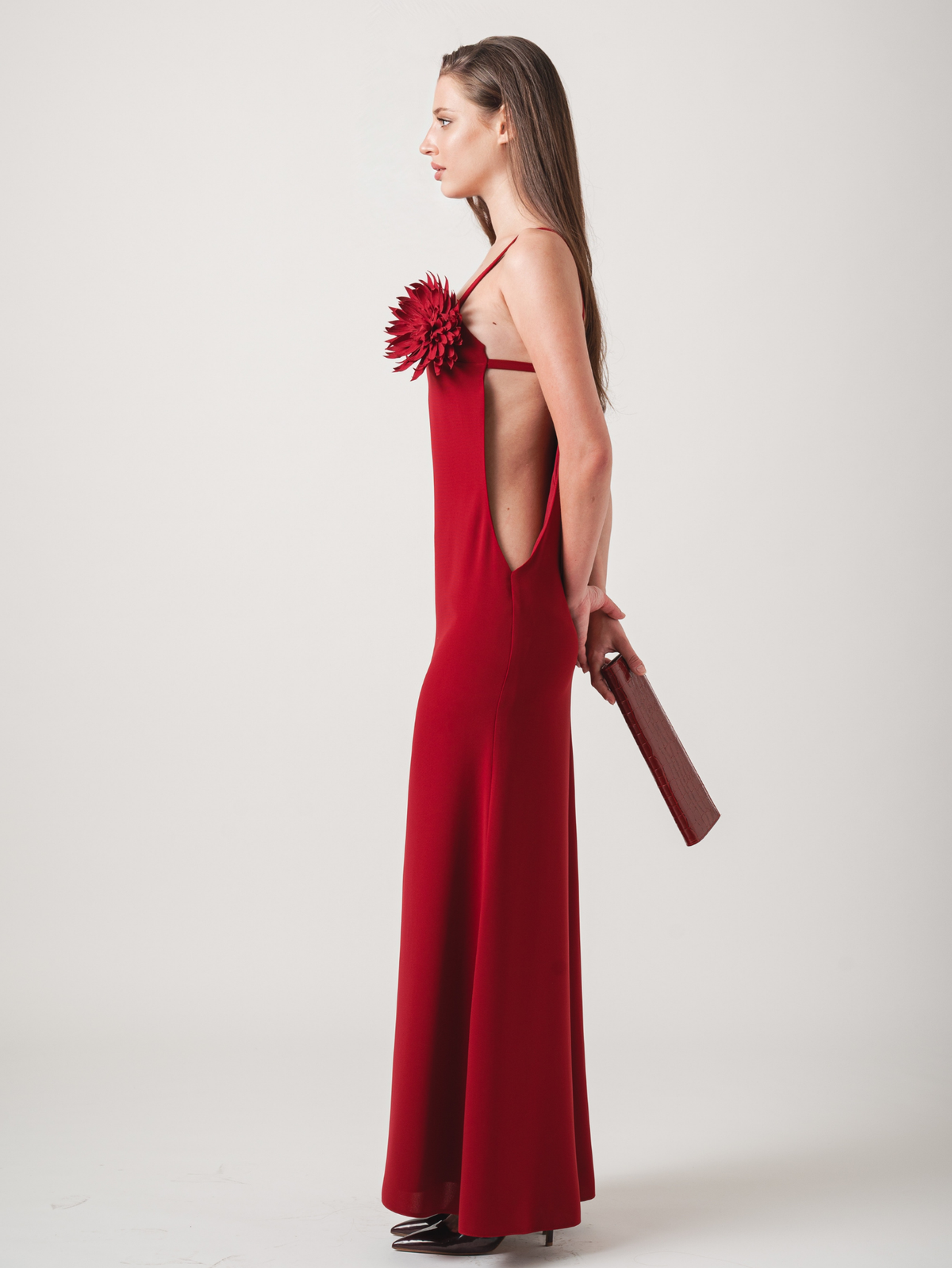 WILDFLOWER MAXI DRESS - RED