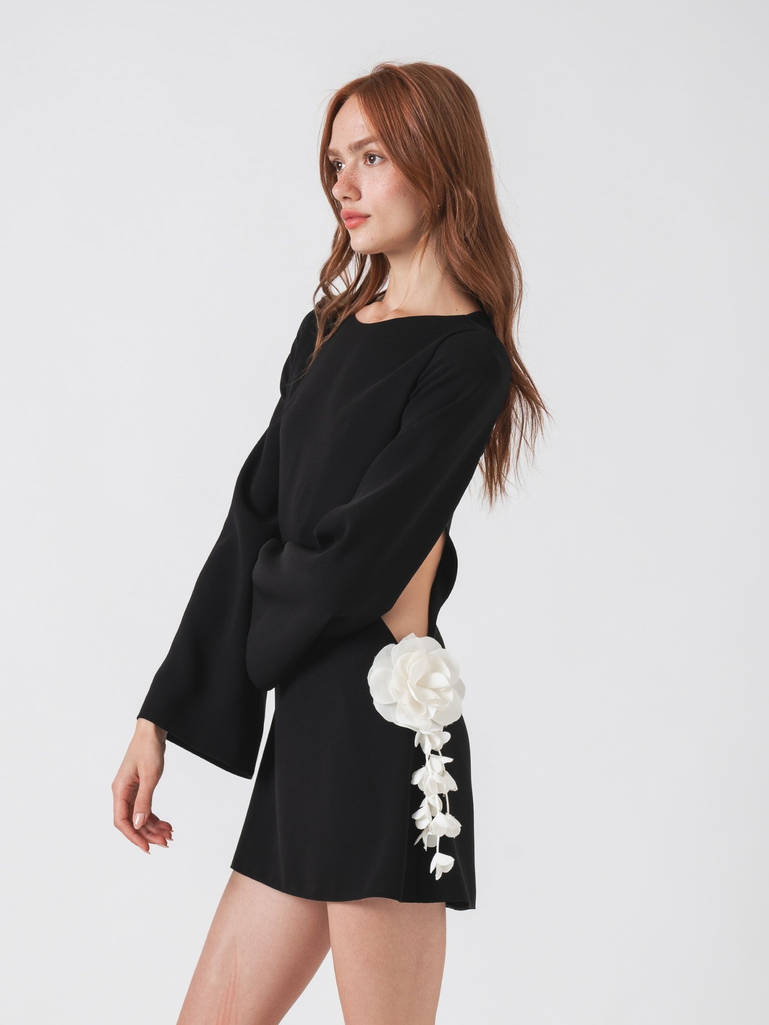 DAHLIA MINI DRESS - BLACK