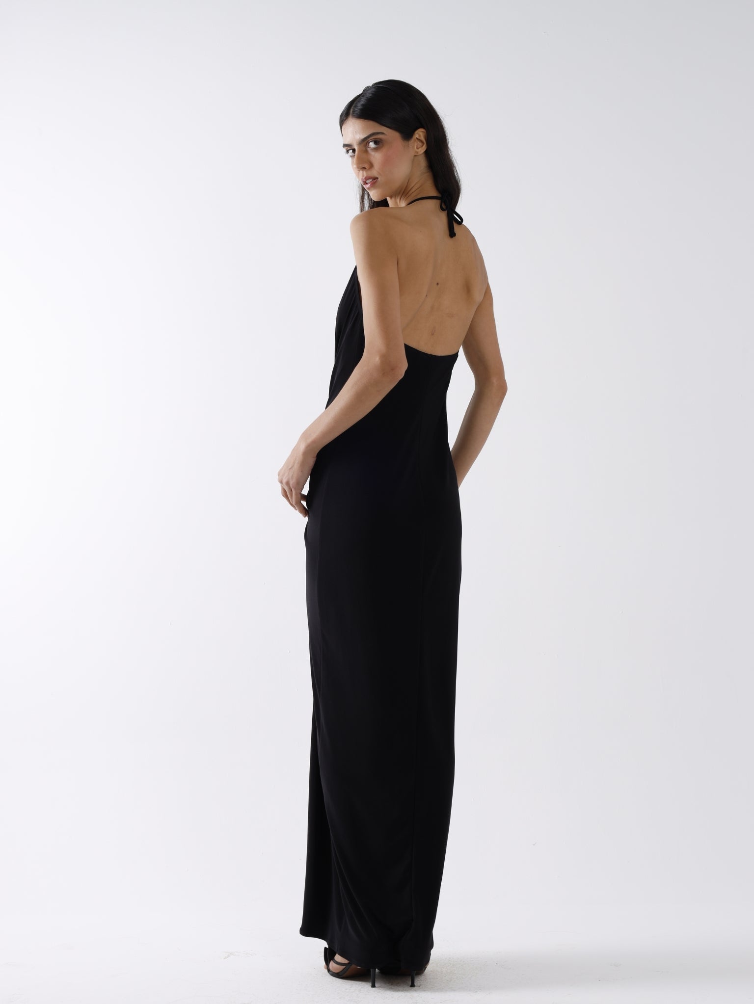 TIDE MAXI DRESS - BLACK
