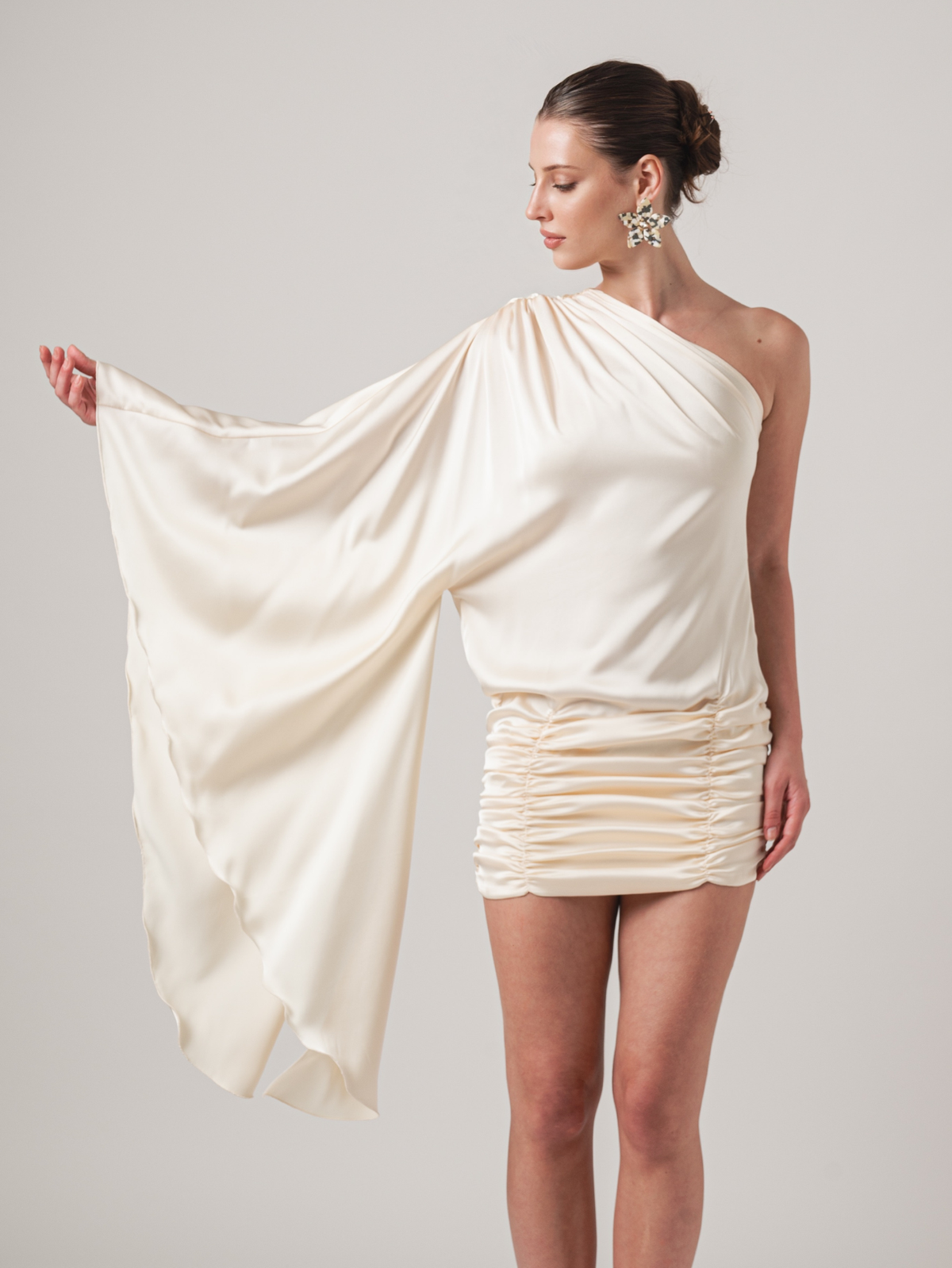 LUCIA MINI DRESS - CREAM