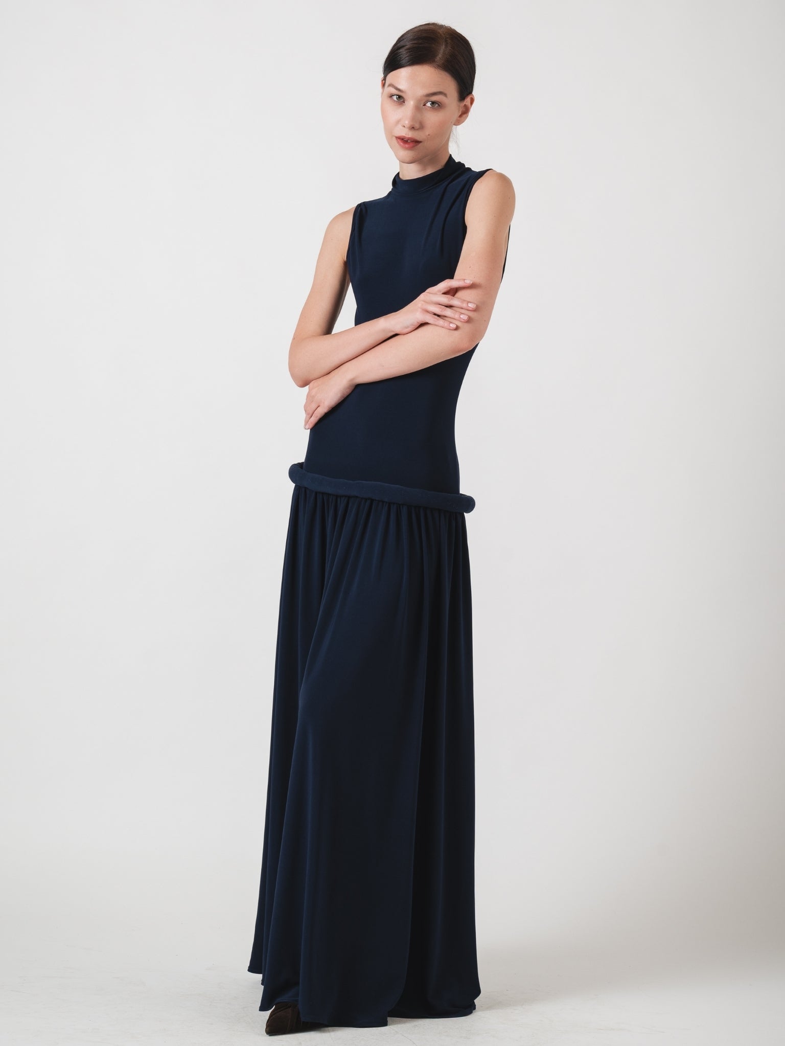 ÉLODIE MAXI DRESS - NAVY
