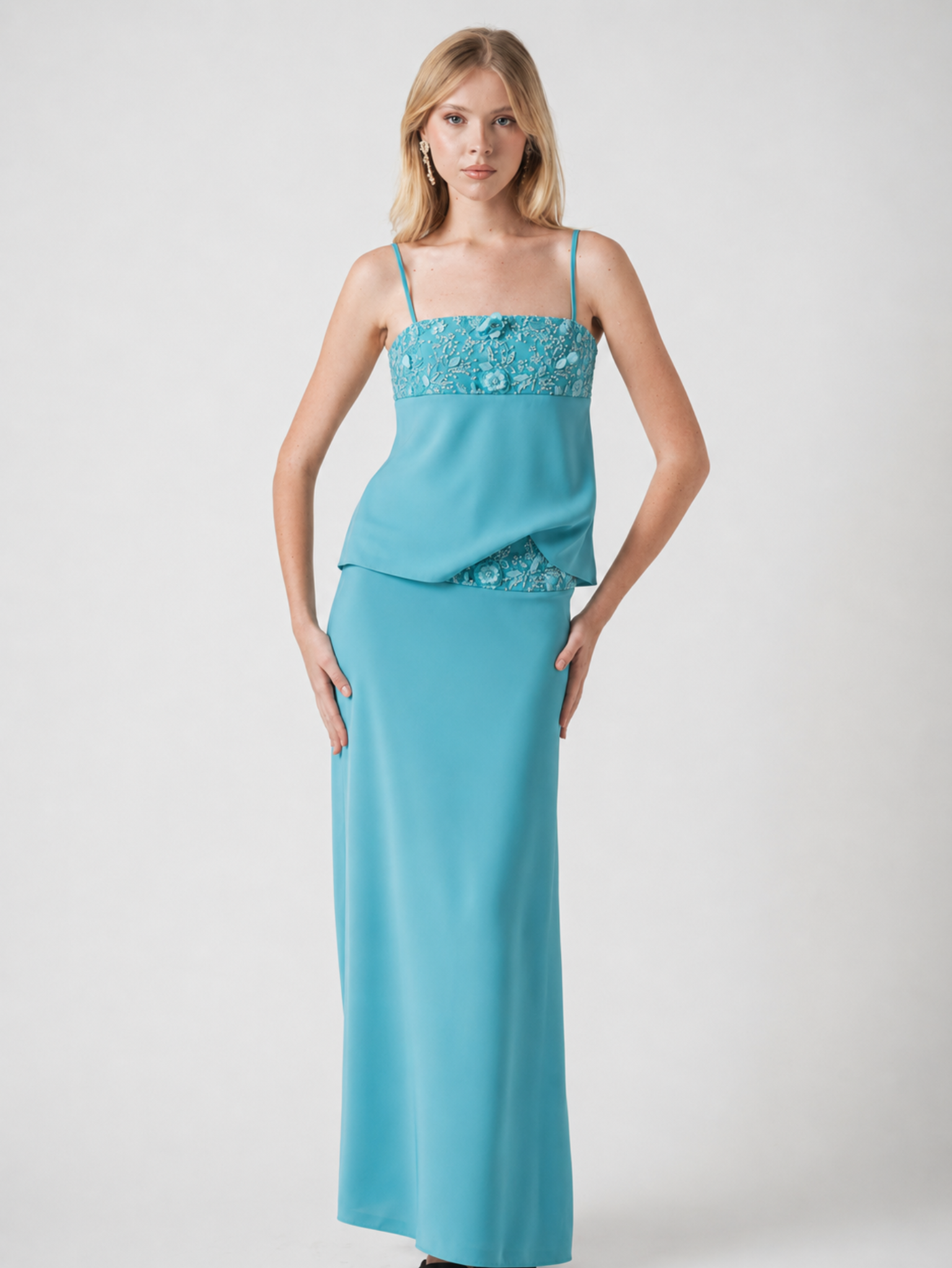 NECTAR TOP - TURQUOISE