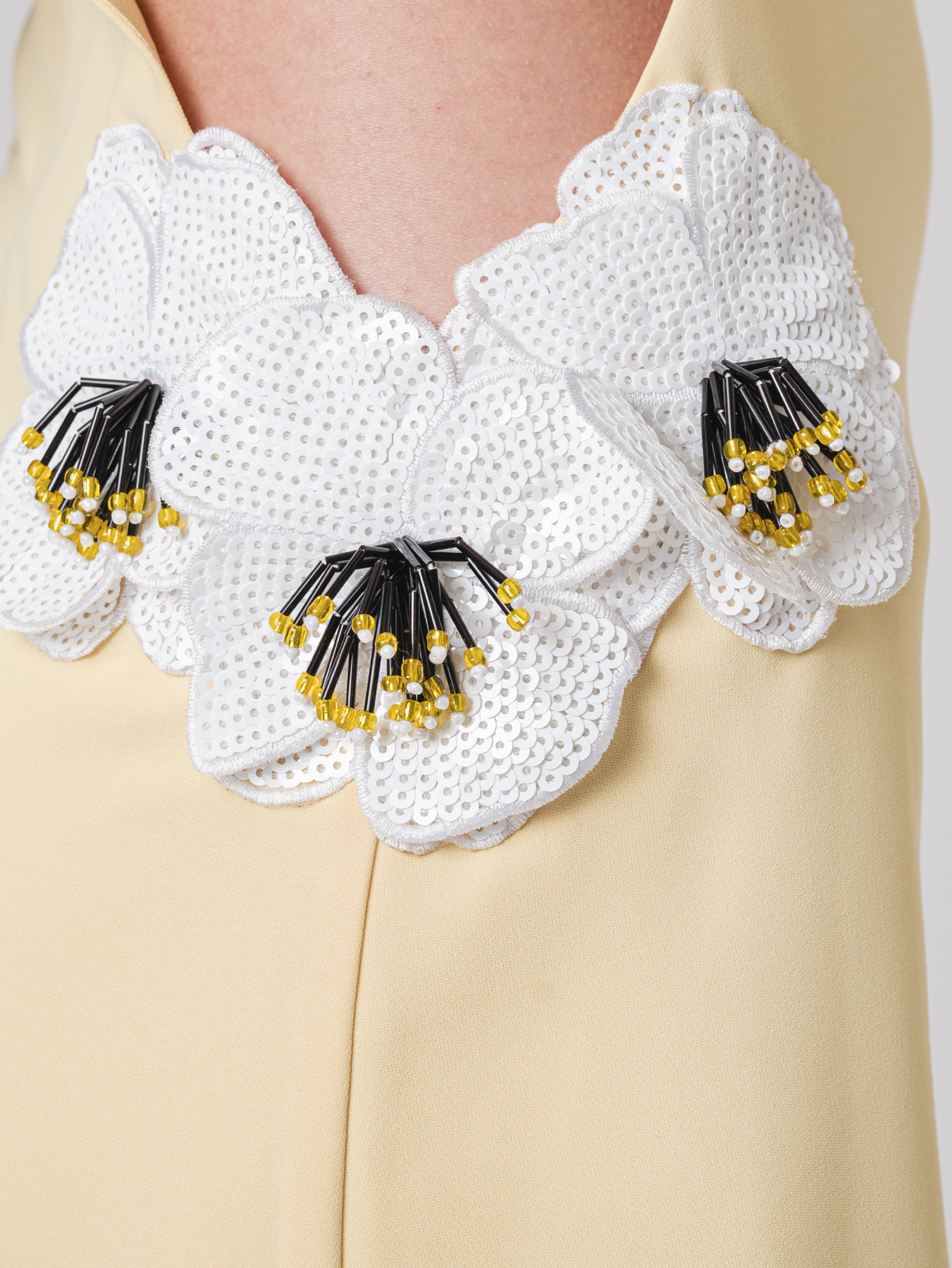 IVY MINI DRESS - BUTTER YELLOW