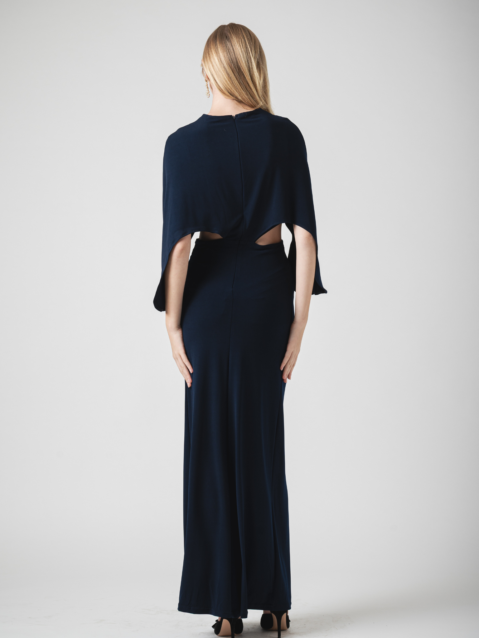 SOLENE MAXI DRESS - NAVY