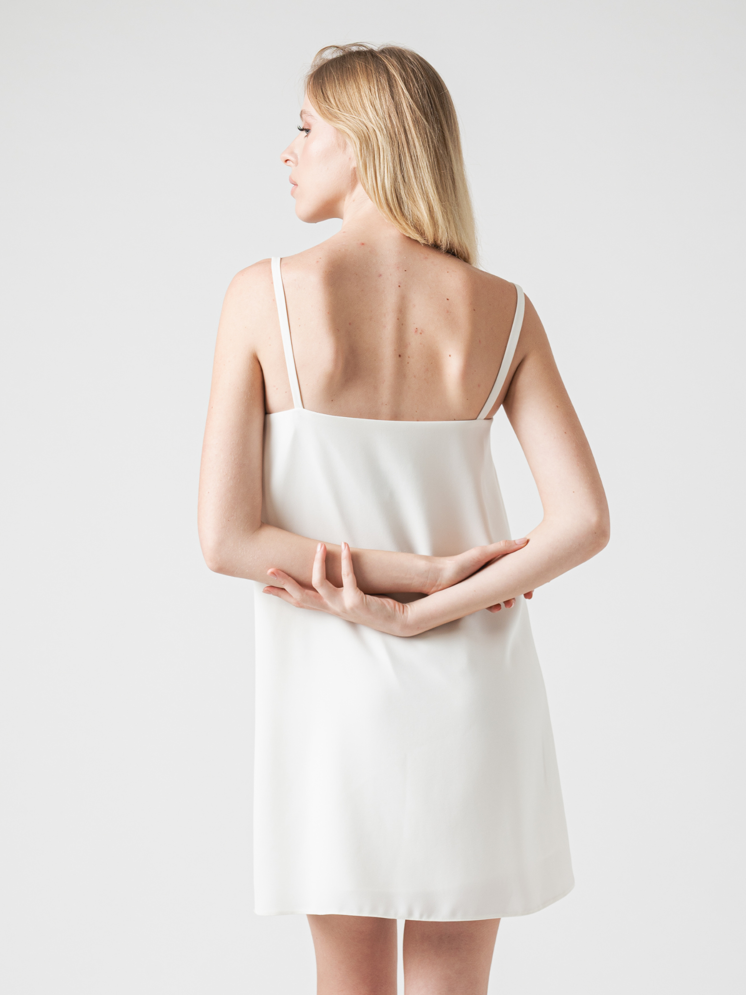 MIMOSA MINI DRESS - OFF WHITE