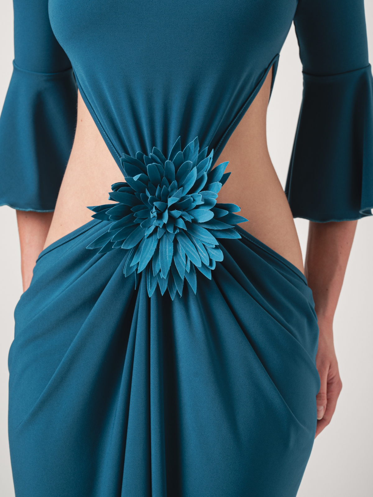 LIVIA MAXI DRESS - TEAL