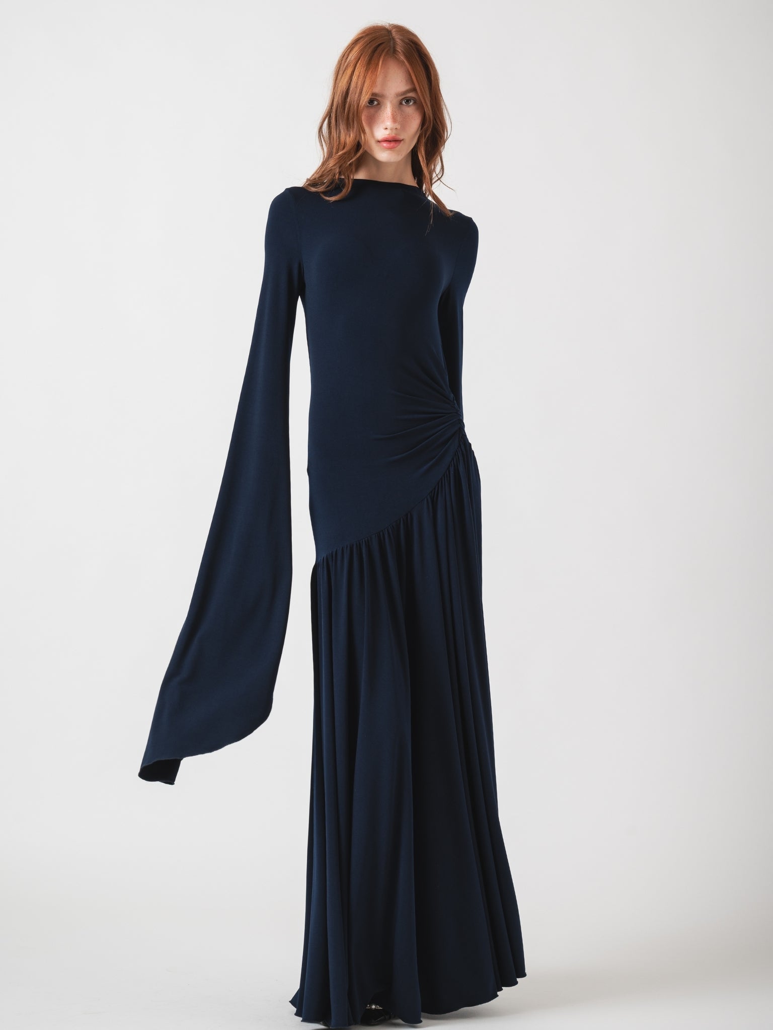 DOVE MAXI DRESS - NAVY