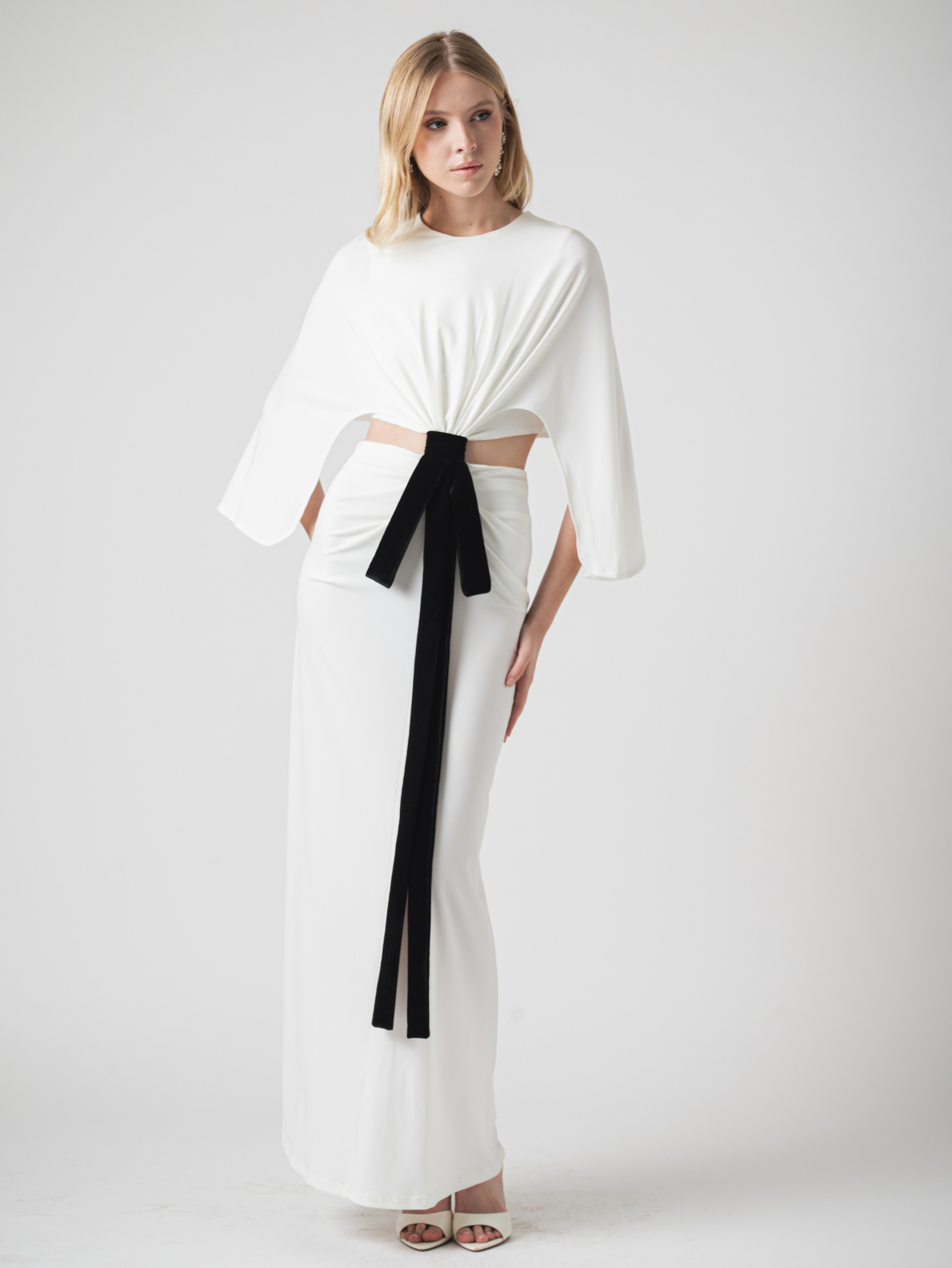 SOLENE MAXI DRESS - OFF WHITE