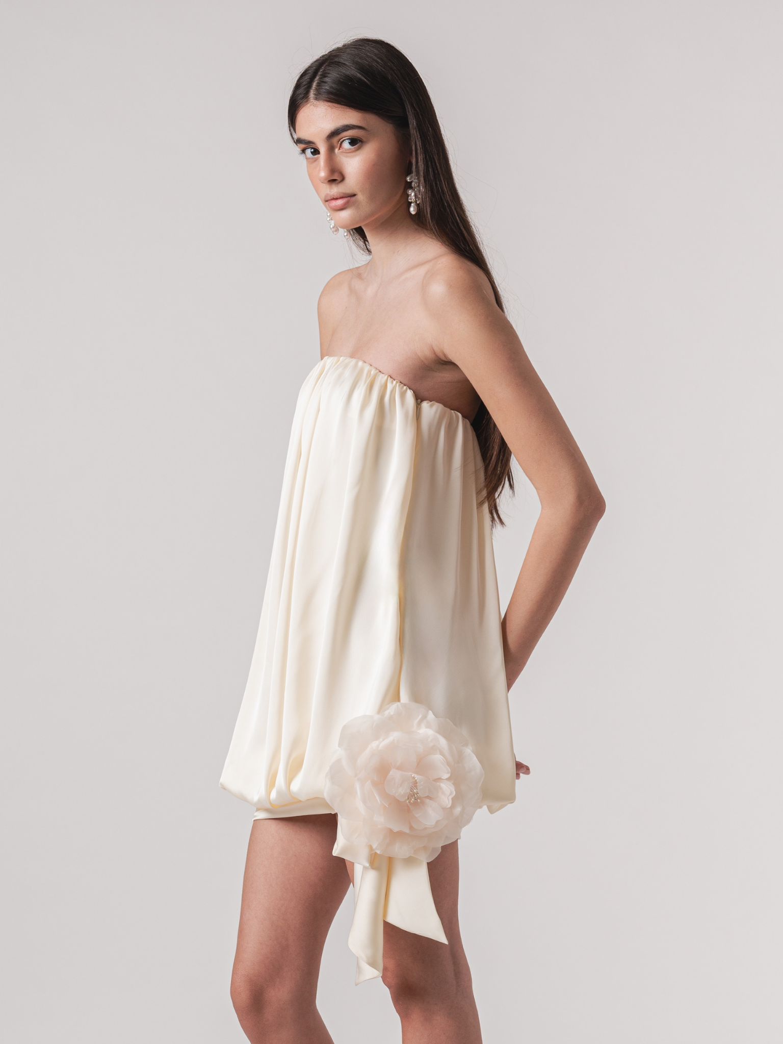 CLOÉ MINI DRESS - CREAM