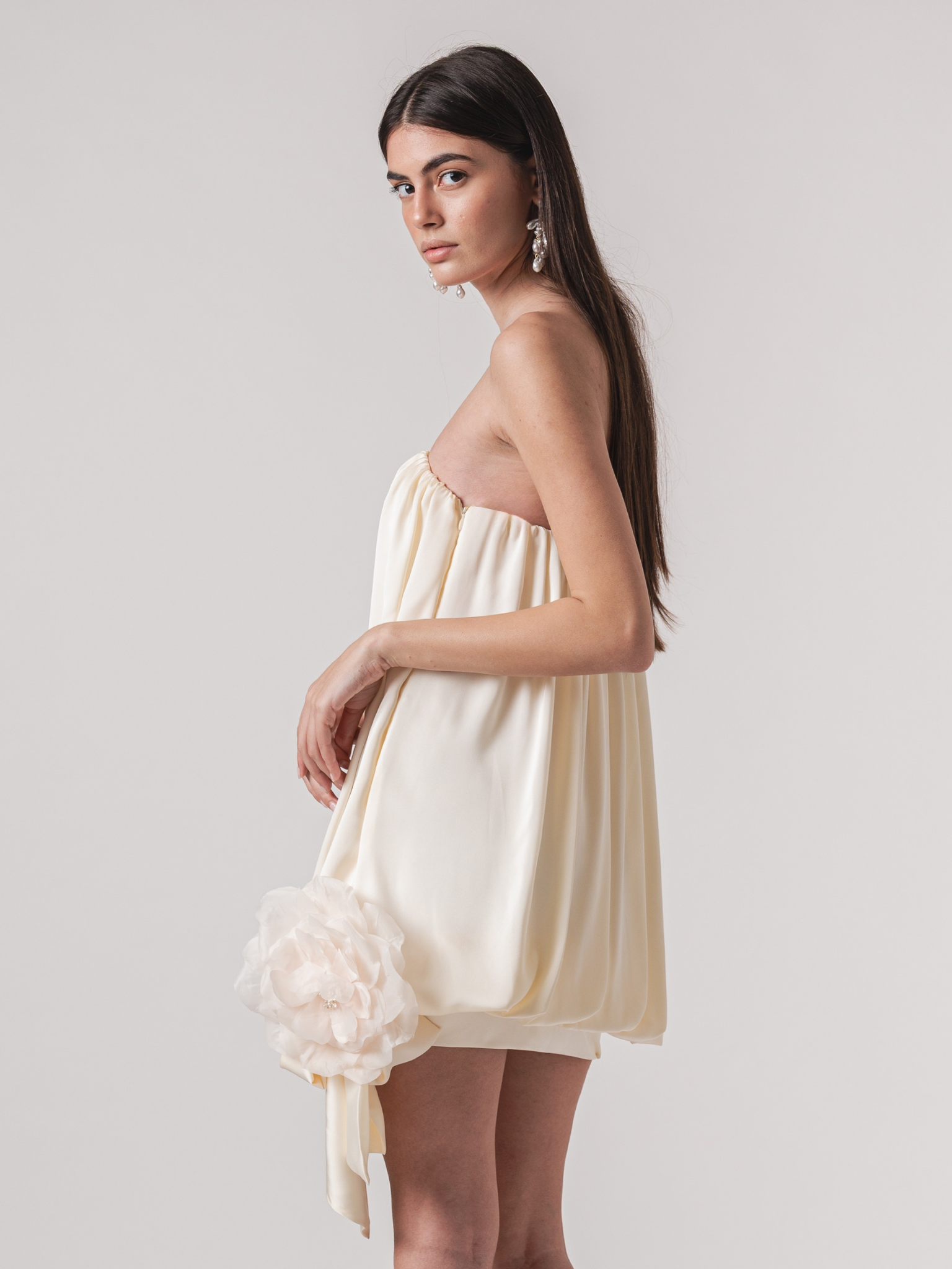 CLOÉ MINI DRESS - CREAM