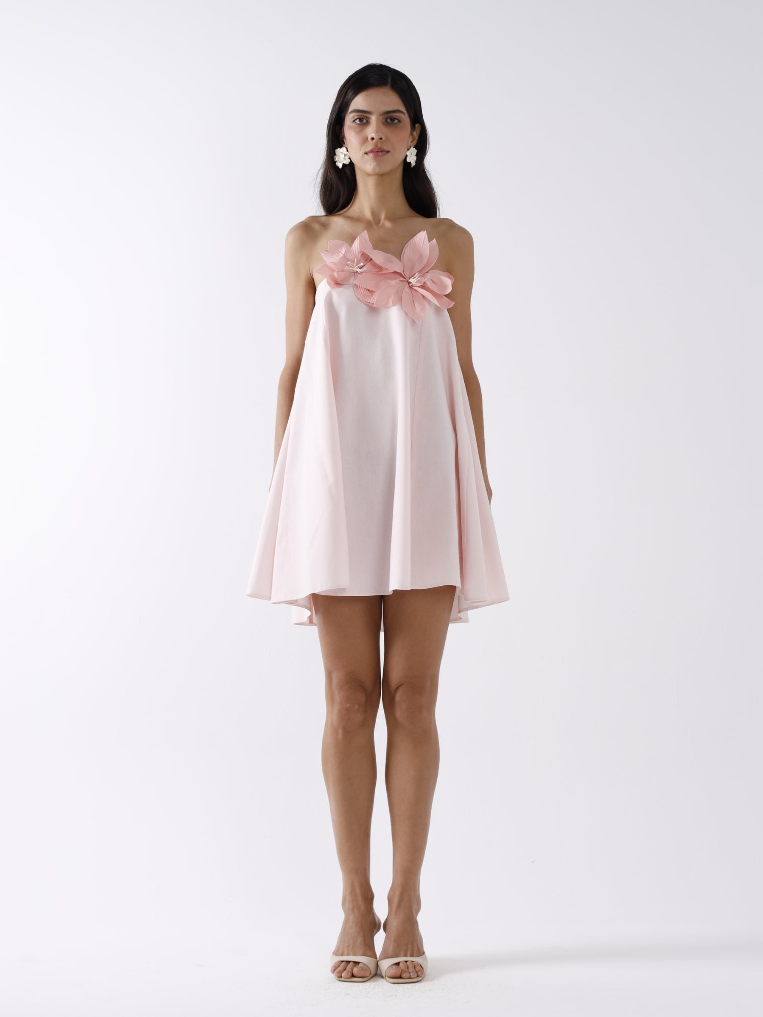 MAGNOLIA  MINI DRESS - BLUSH