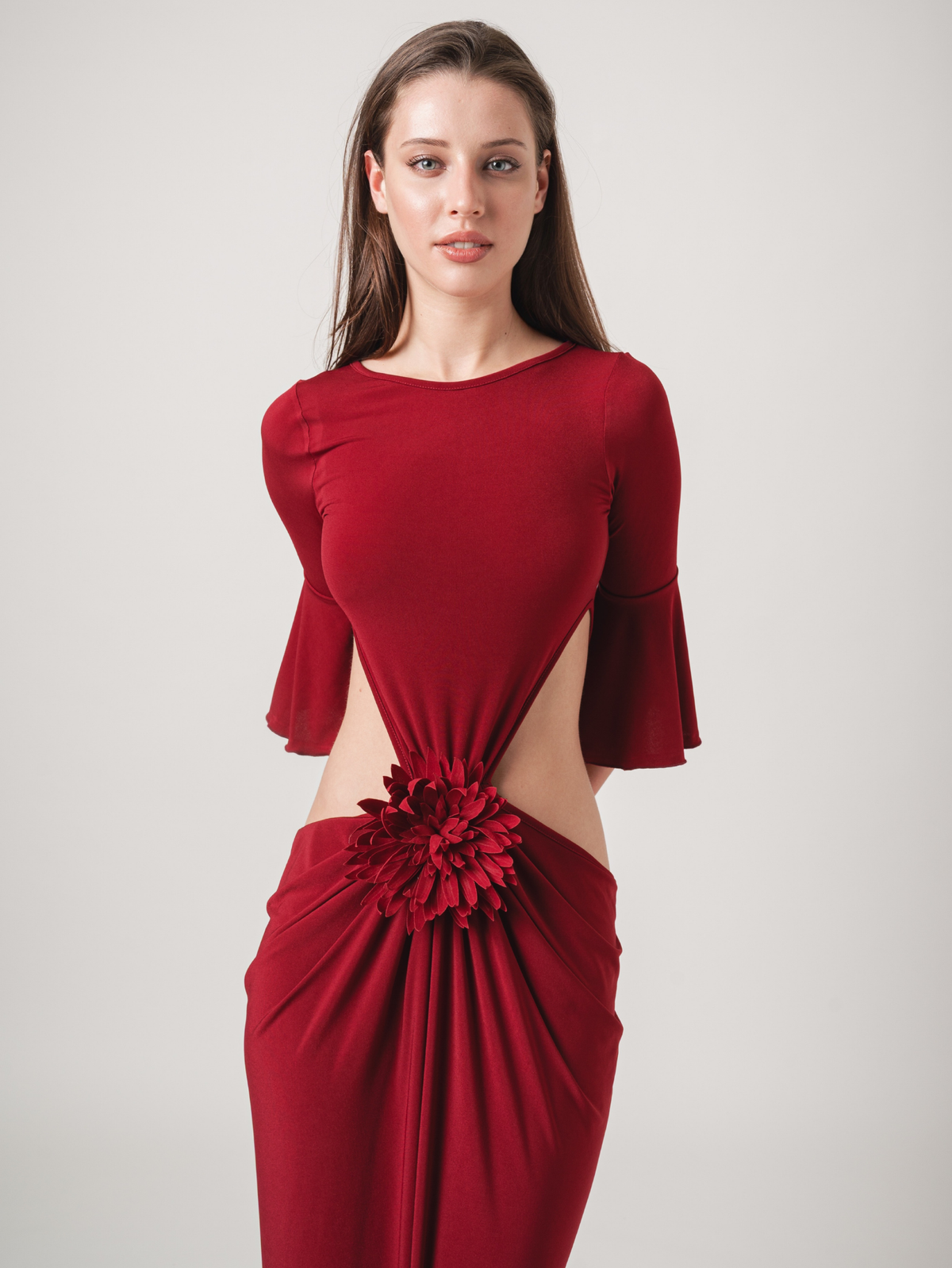 LIVIA MAXI DRESS - RED