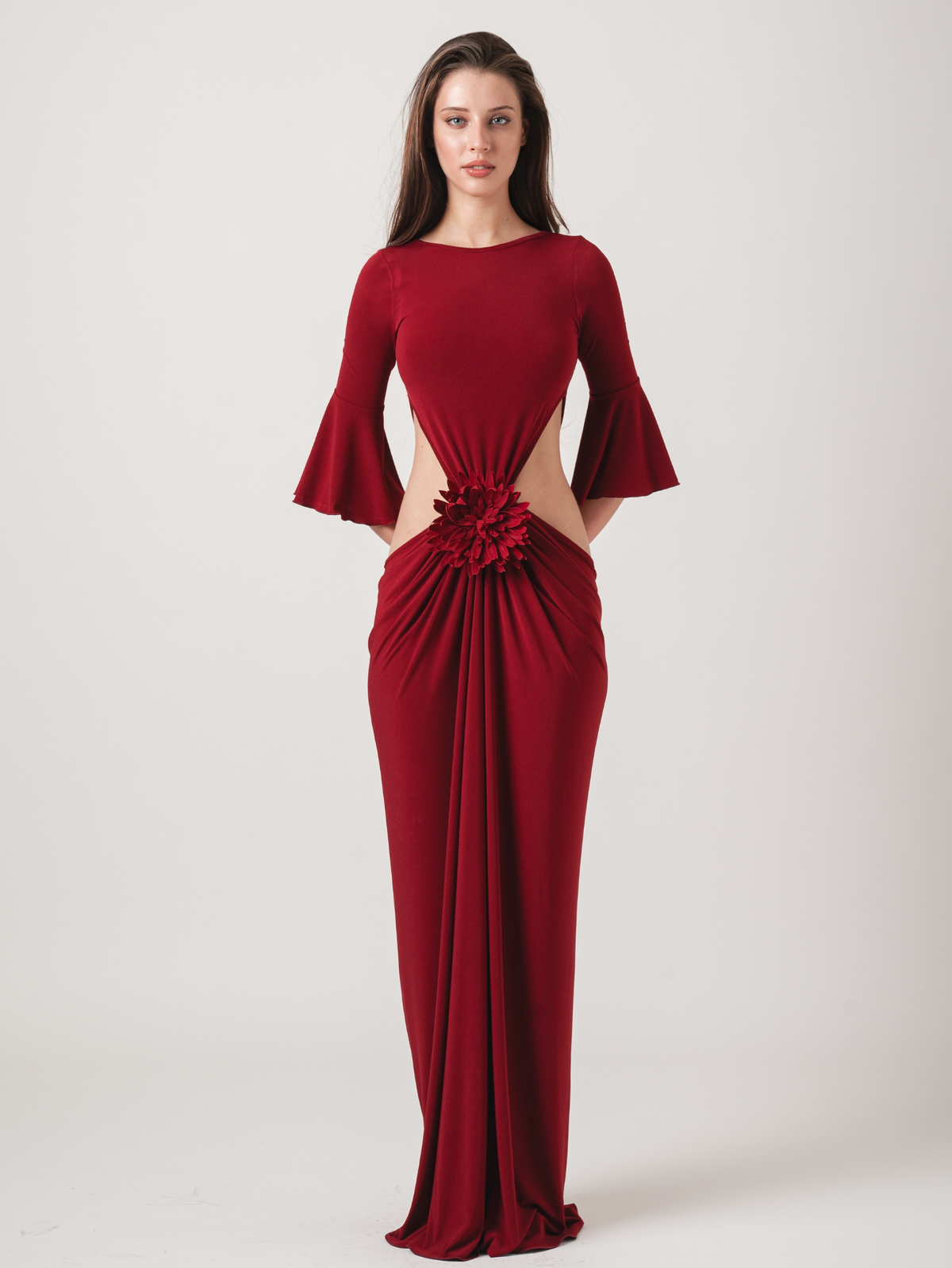 LIVIA MAXI DRESS - RED