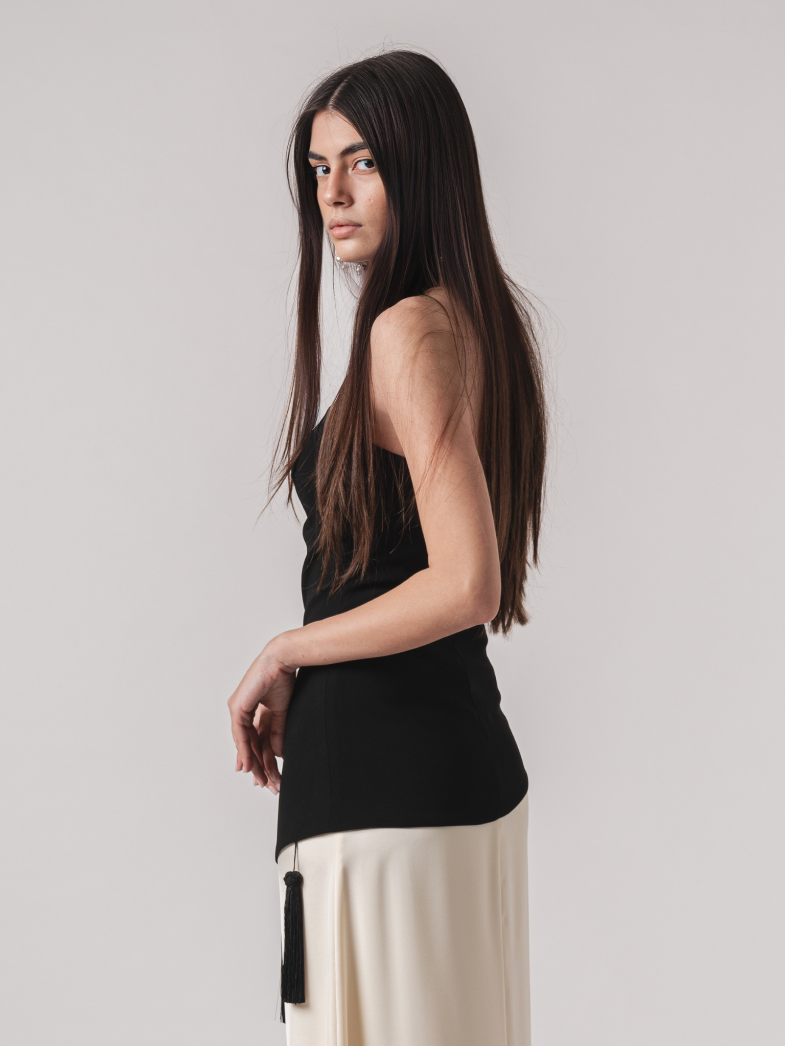 NAPPA TOP - BLACK