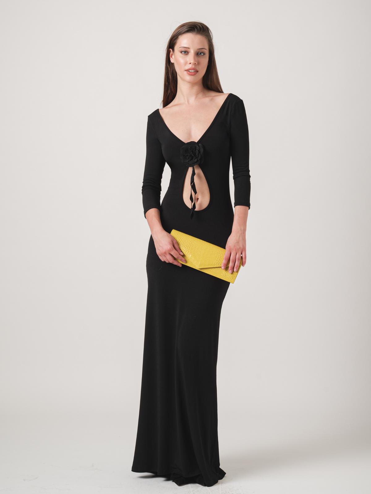 PALOMA MAXI DRESS - BLACK