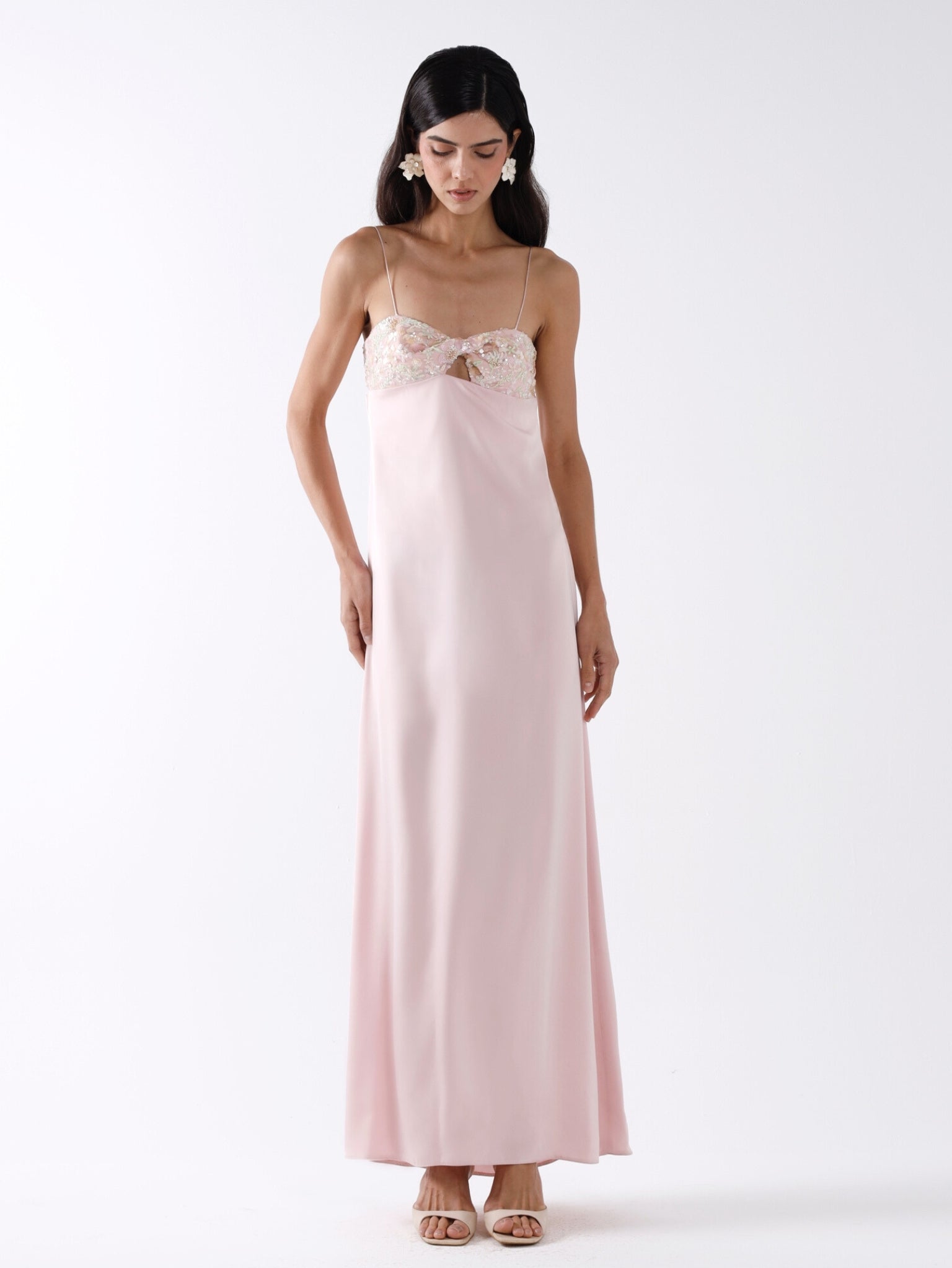 NECTAR MAXI DRESS  - BABY PINK
