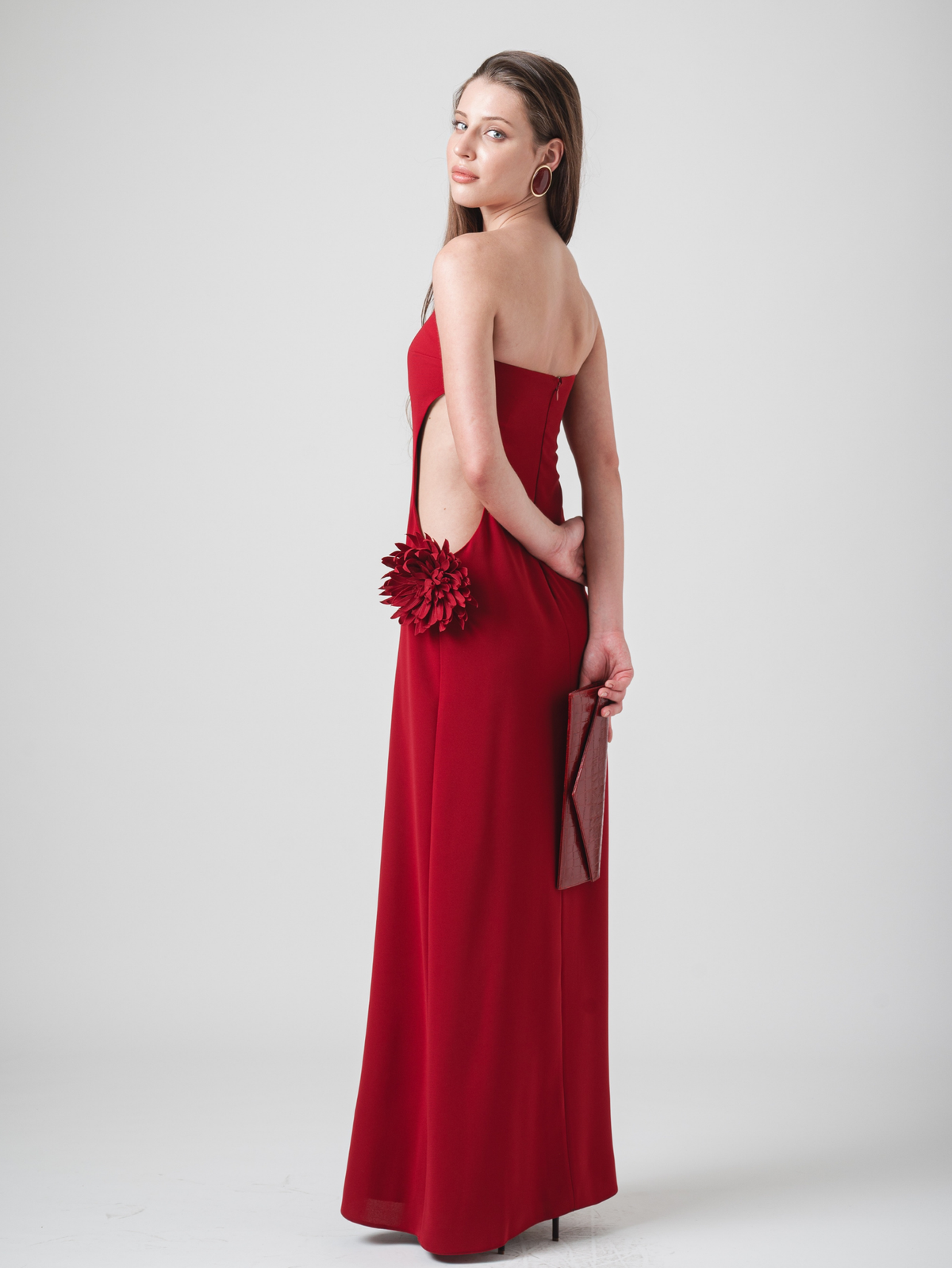ISLA MAXI DRESS - RED