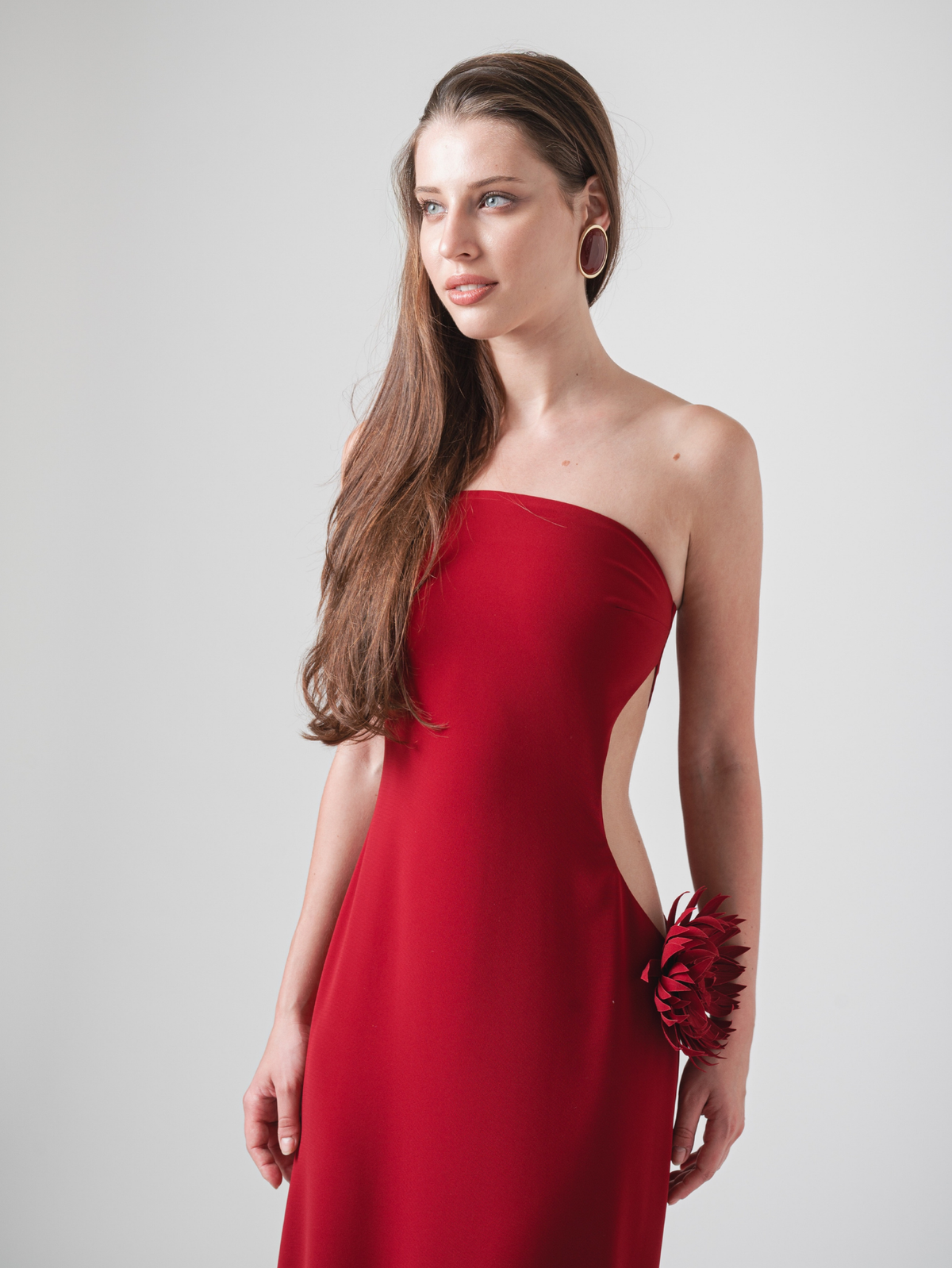 ISLA MAXI DRESS - RED