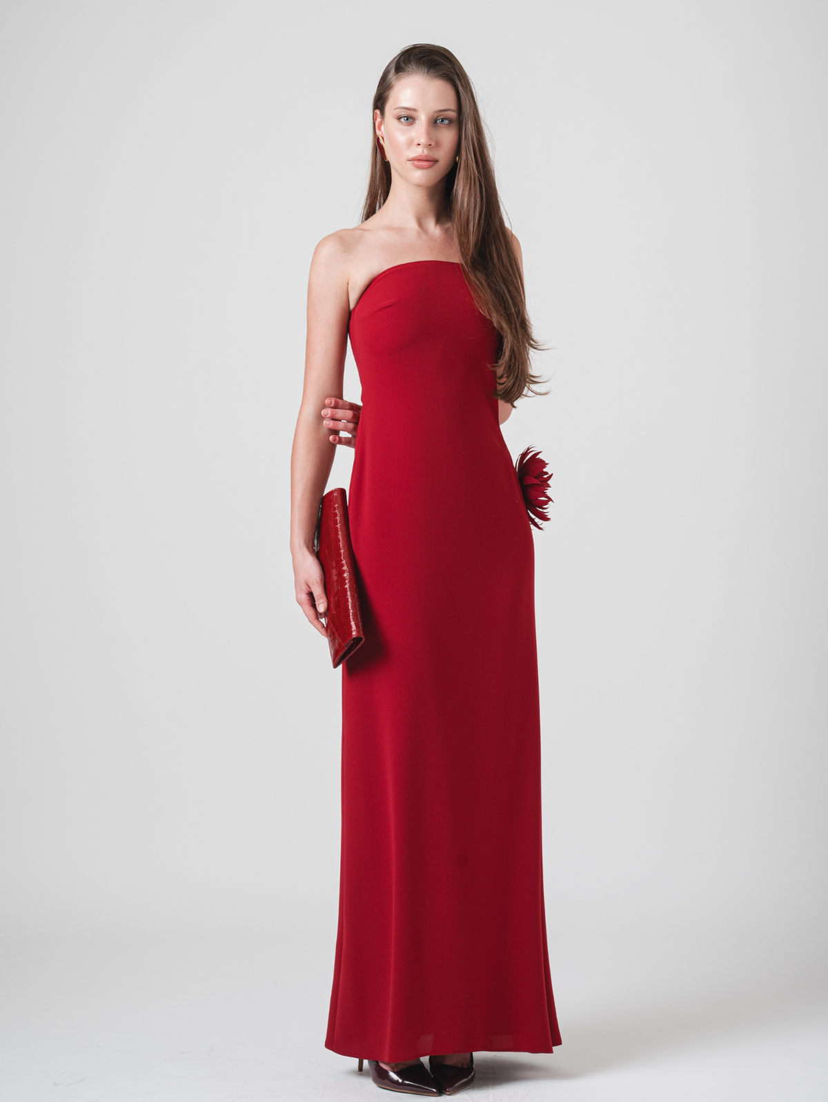 ISLA MAXI DRESS - RED