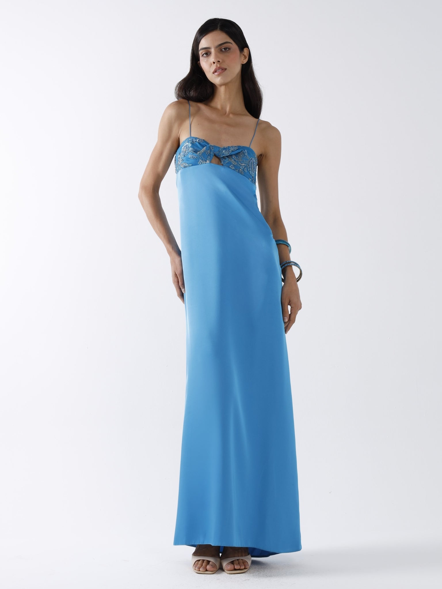 NECTAR MAXI DRESS  - TURQUOISE